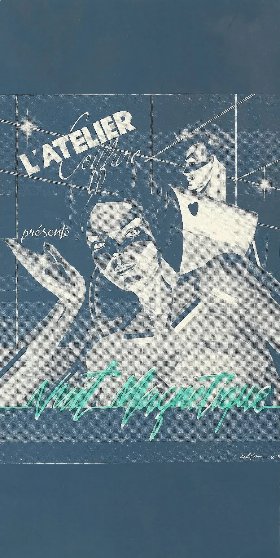 Affiche de la Nuit Magnétique au Mirano Continental, mars 1982.