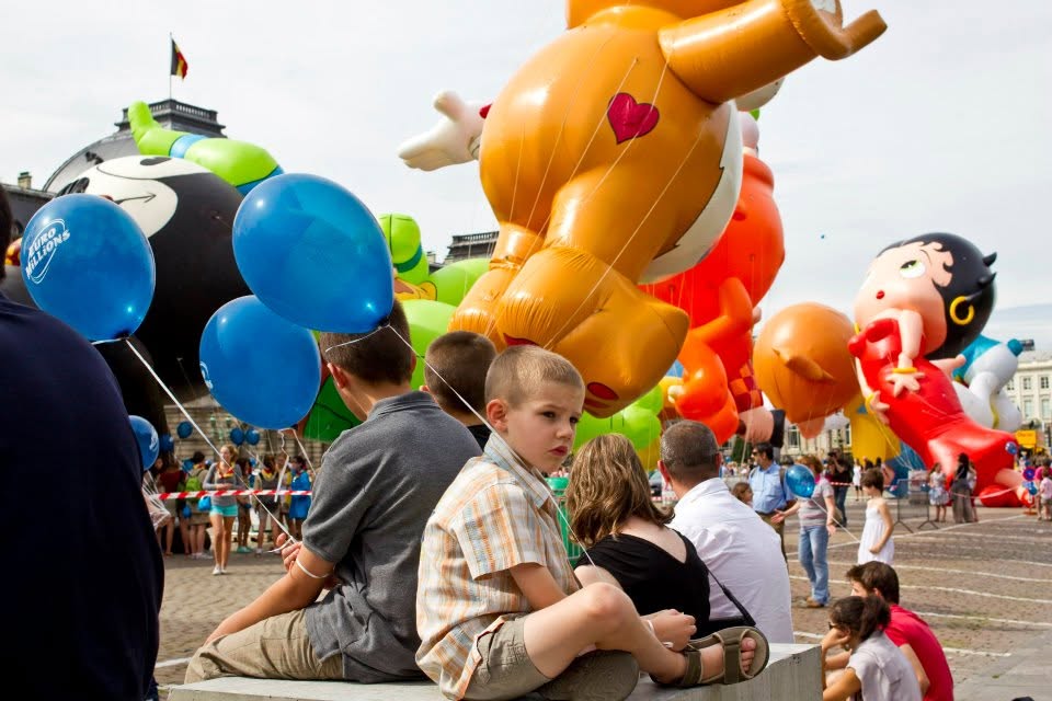 Balloon’s Day Parade, Fête de la BD, Bruxelles, 10 septembre 2011.