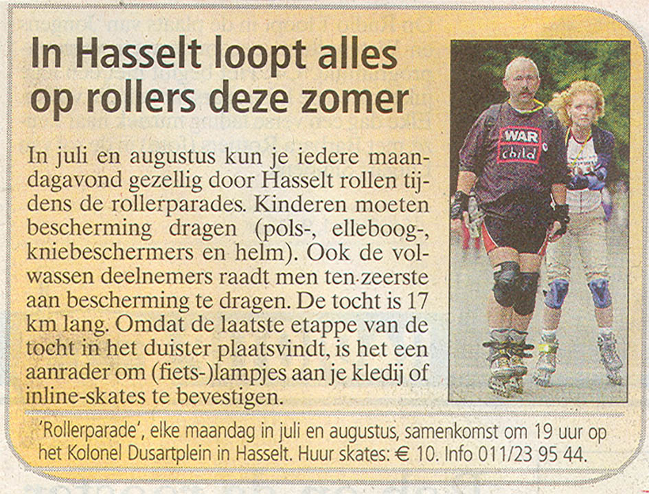 In Hasselt, everything is on a roll this summer