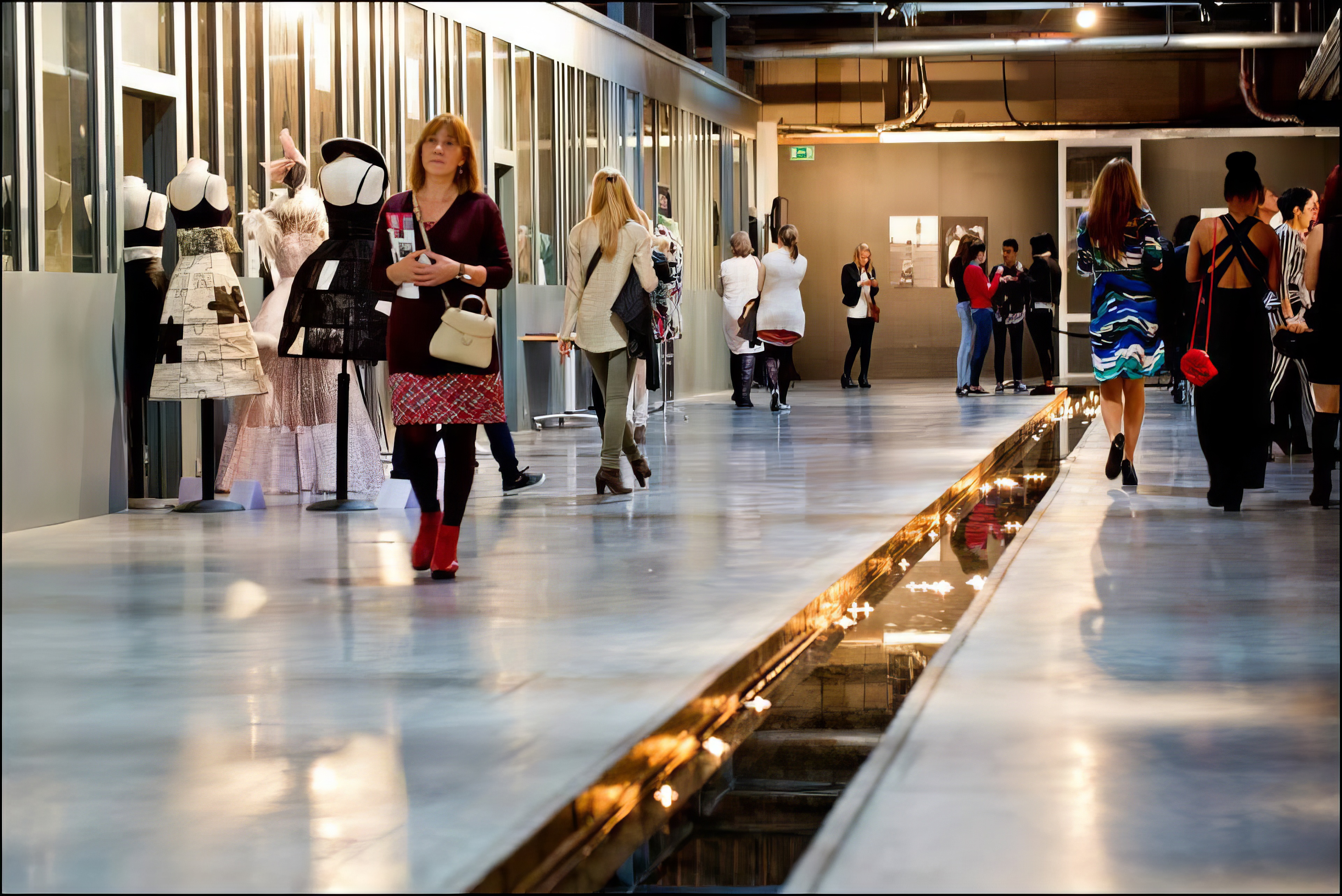 Couloir des Brussels Fashion Days 2013.