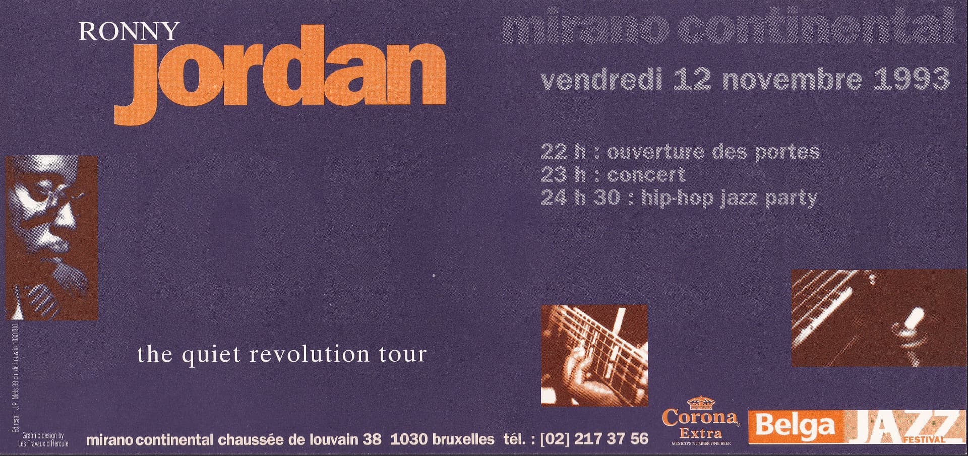 Ronny Jordan · The Quiet Revolution Tour - Mirano Continental, 12 novembre 1993