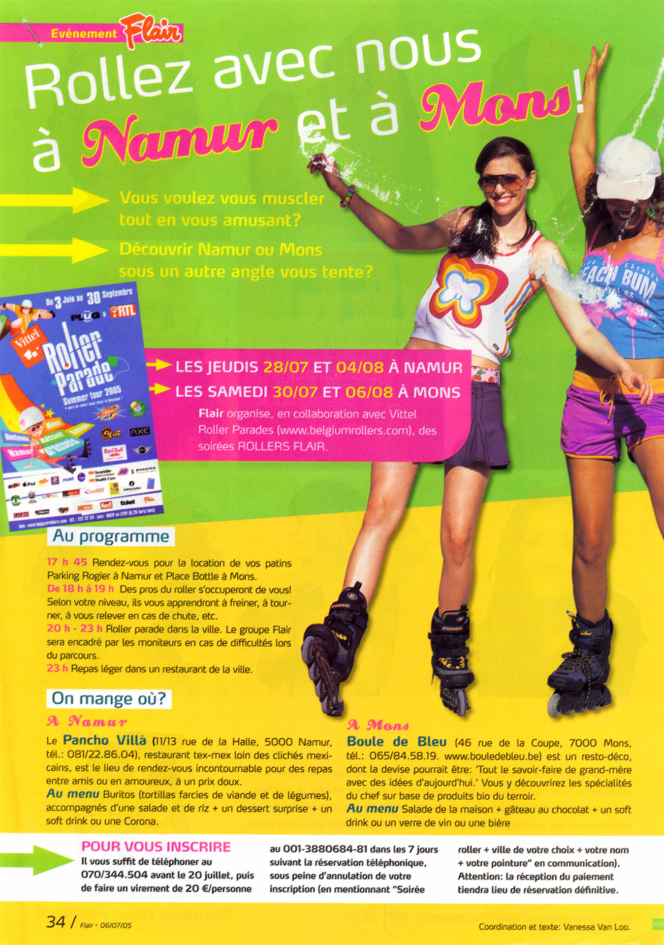 Roll with us in Namur and Mons!