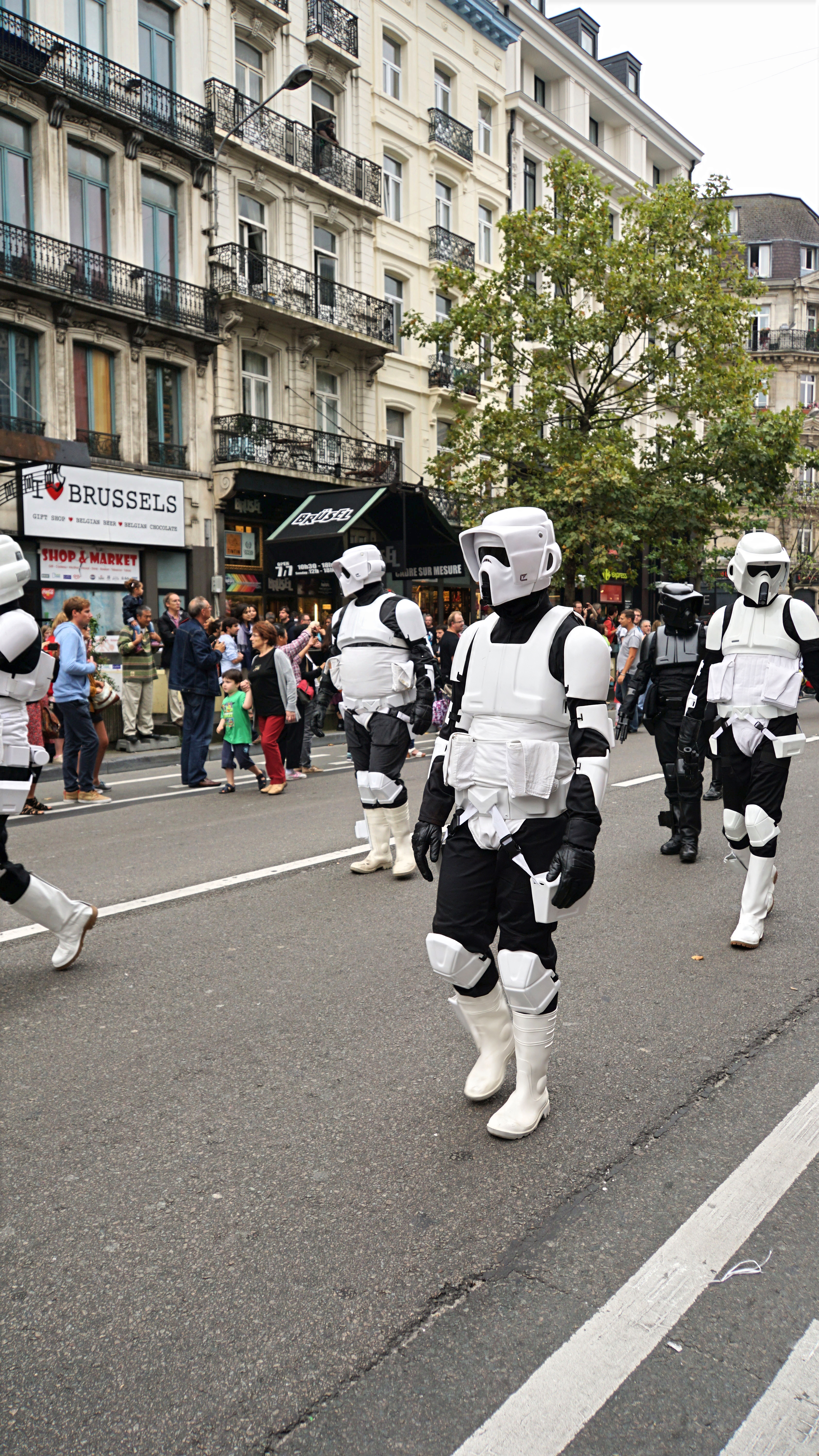 Balloon’s Day Parade, Fête de la BD, Bruxelles, 6 septembre 2014.