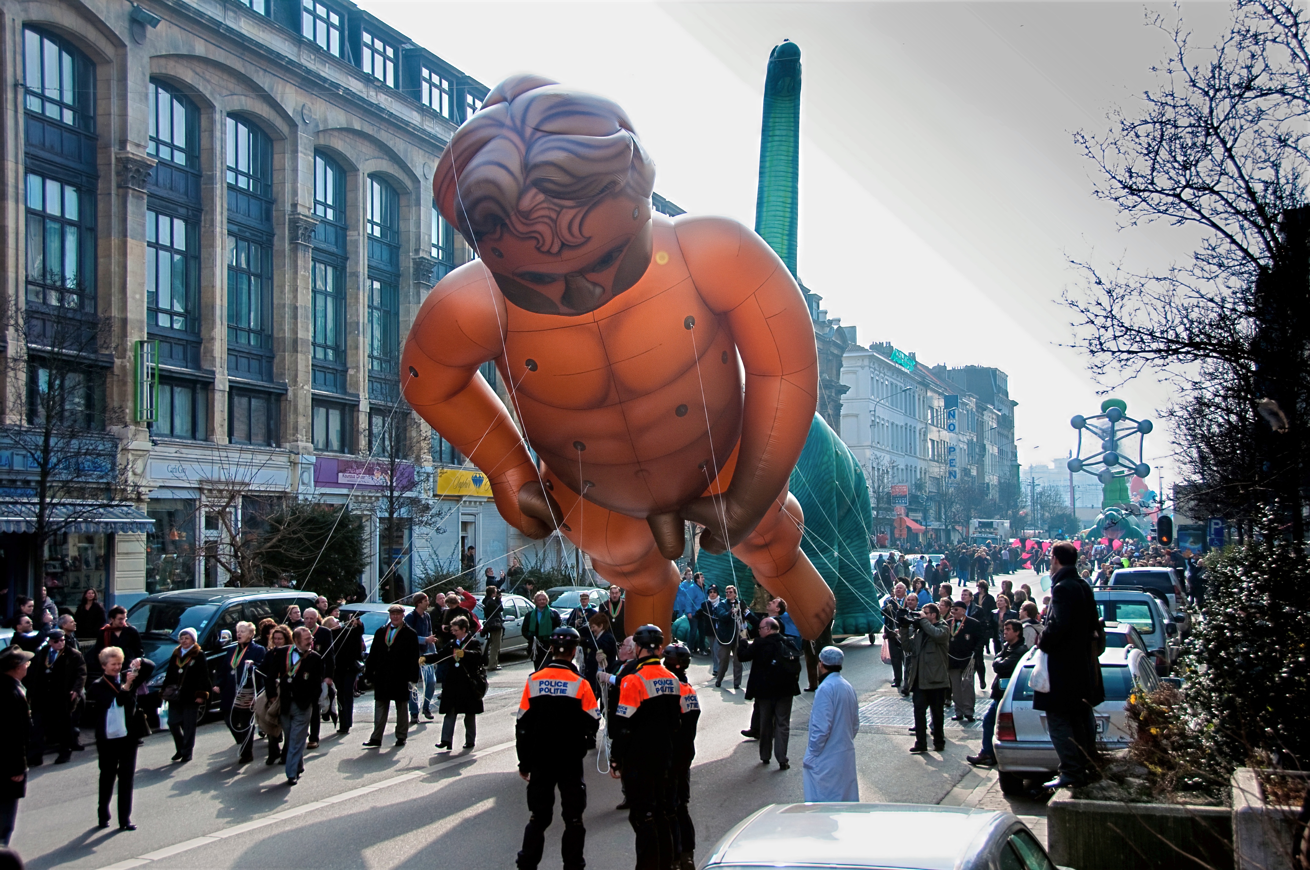 Balloon’s Day Parade dans le centre de Bruxelles, 28 février 2009.