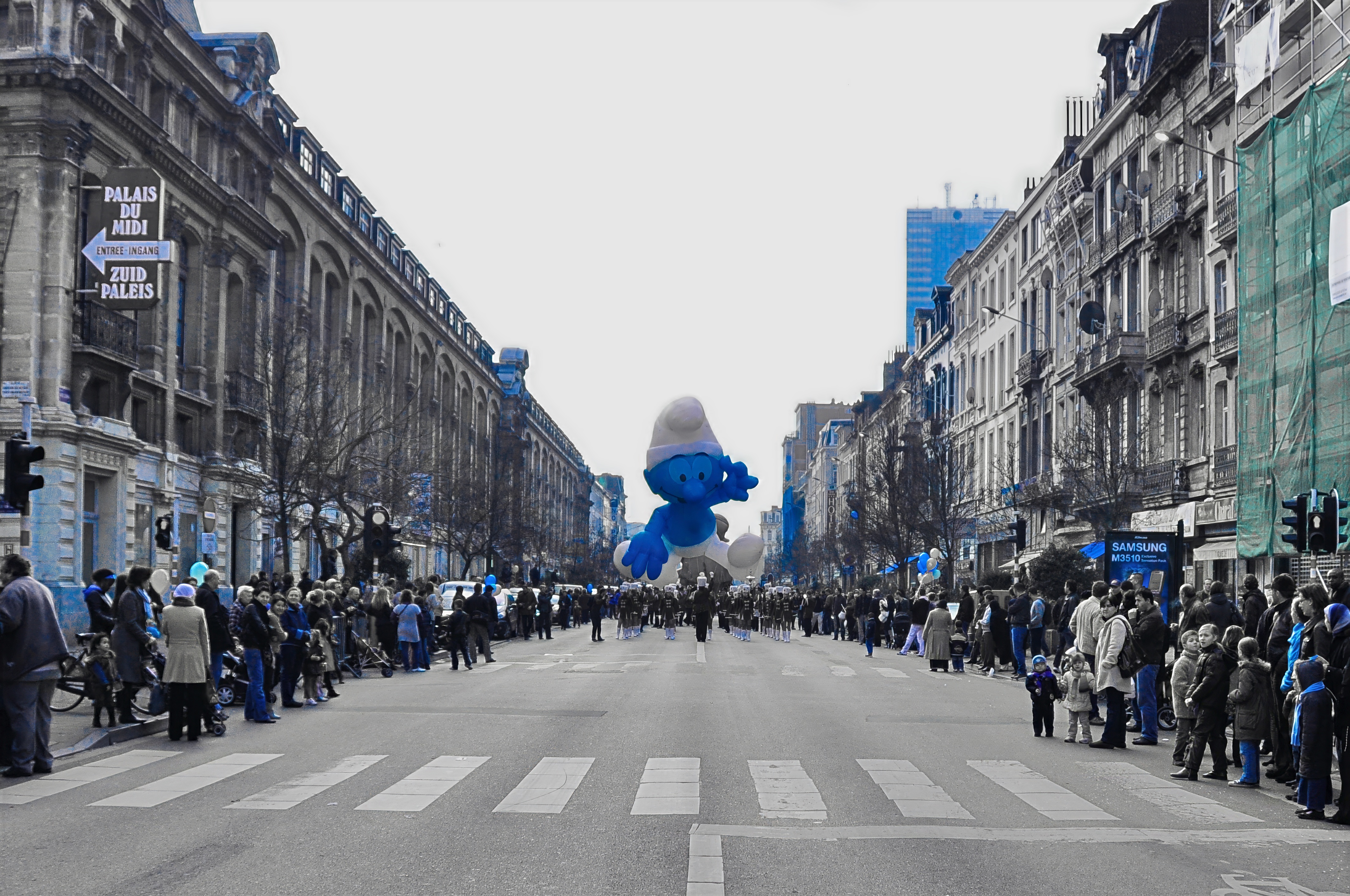 Balloon’s Day Parade dans le centre de Bruxelles, 28 février 2009.
