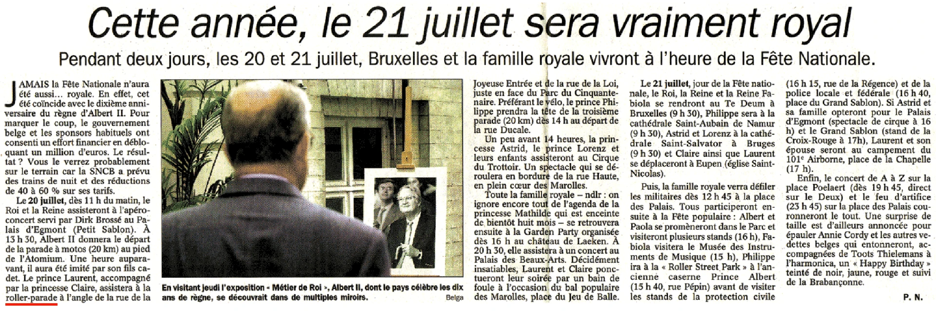 This year, 21 July will be truly royal