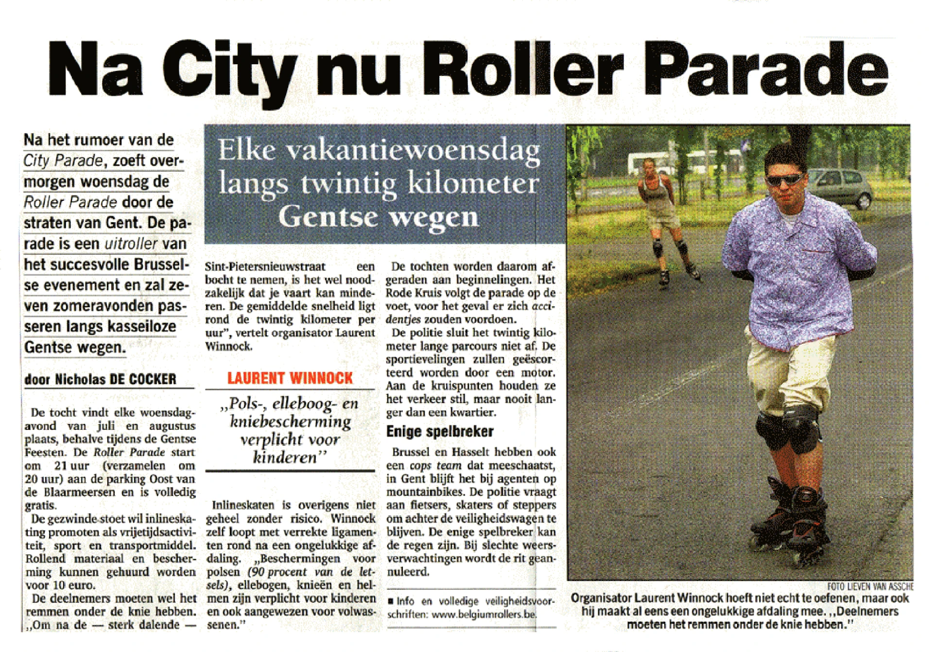After City, now Roller Parade