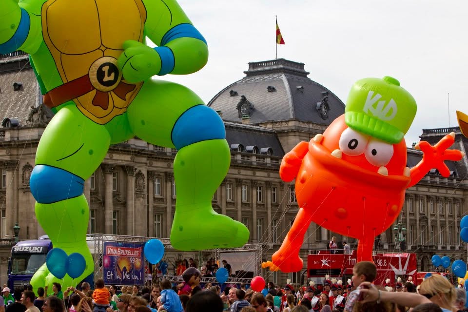 Balloon’s Day Parade, Fête de la BD, Bruxelles, 10 septembre 2011.