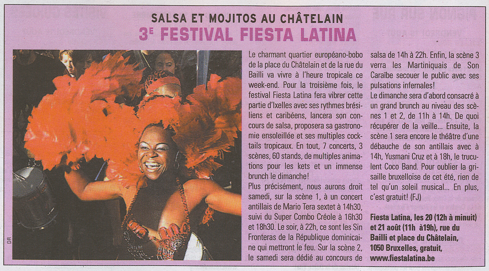 Salsa et mojitos au Châtelain - 3e festival Fiesta Latina
