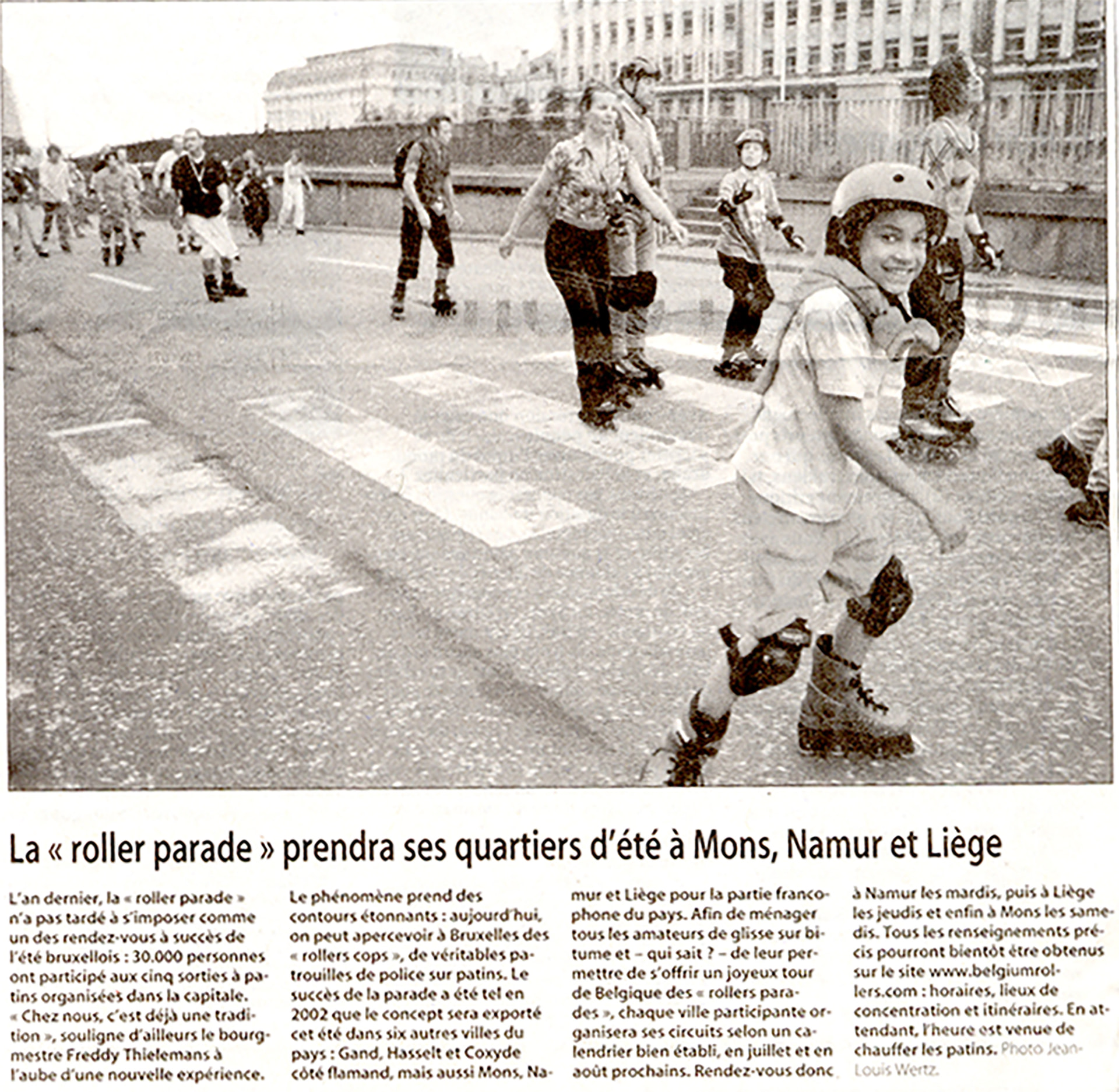The "roller parade" will set up its summer quarters in Mons, Namur and Liège