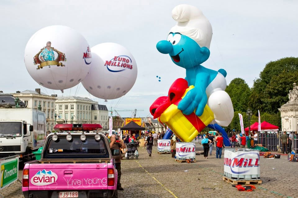 Balloon’s Day Parade, Fête de la BD, Bruxelles, 10 septembre 2011.