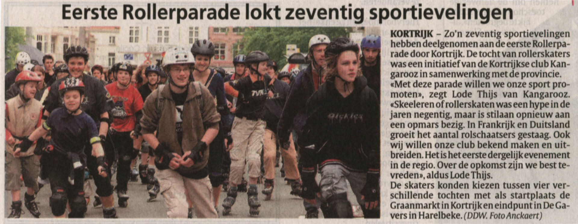 First Roller Parade attracts seventy sports enthusiasts