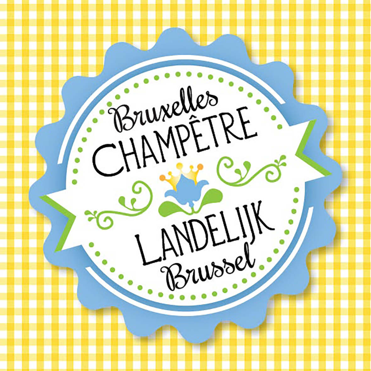 Logo de Bruxelles Champêtre / Landelijk Brussel, événement de prise de conscience écologique co-fondé par Jean-Pierre Mels en 2002.