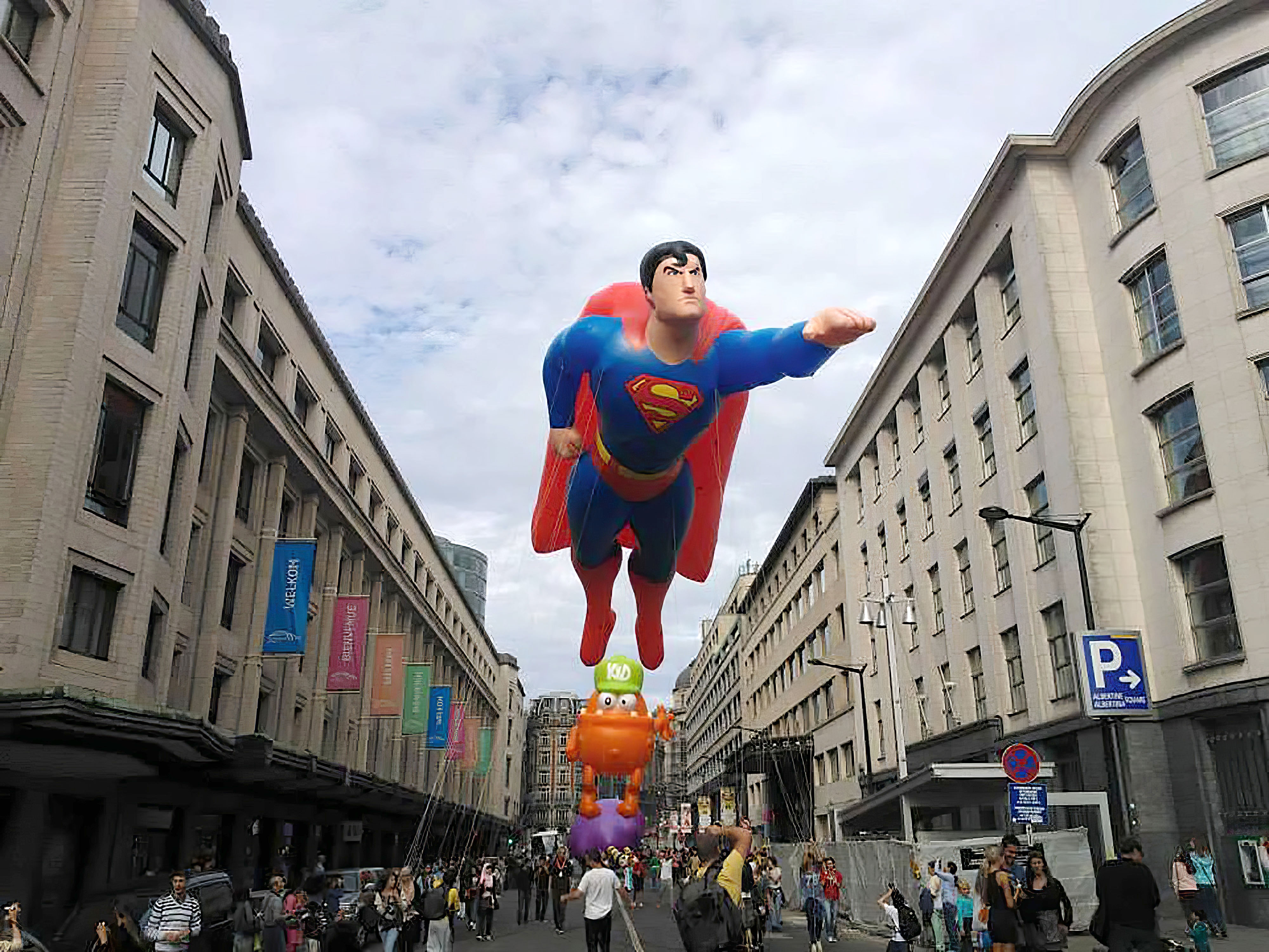 Balloon’s Day Parade, Fête de la BD, Bruxelles, 7 septembre 2013.