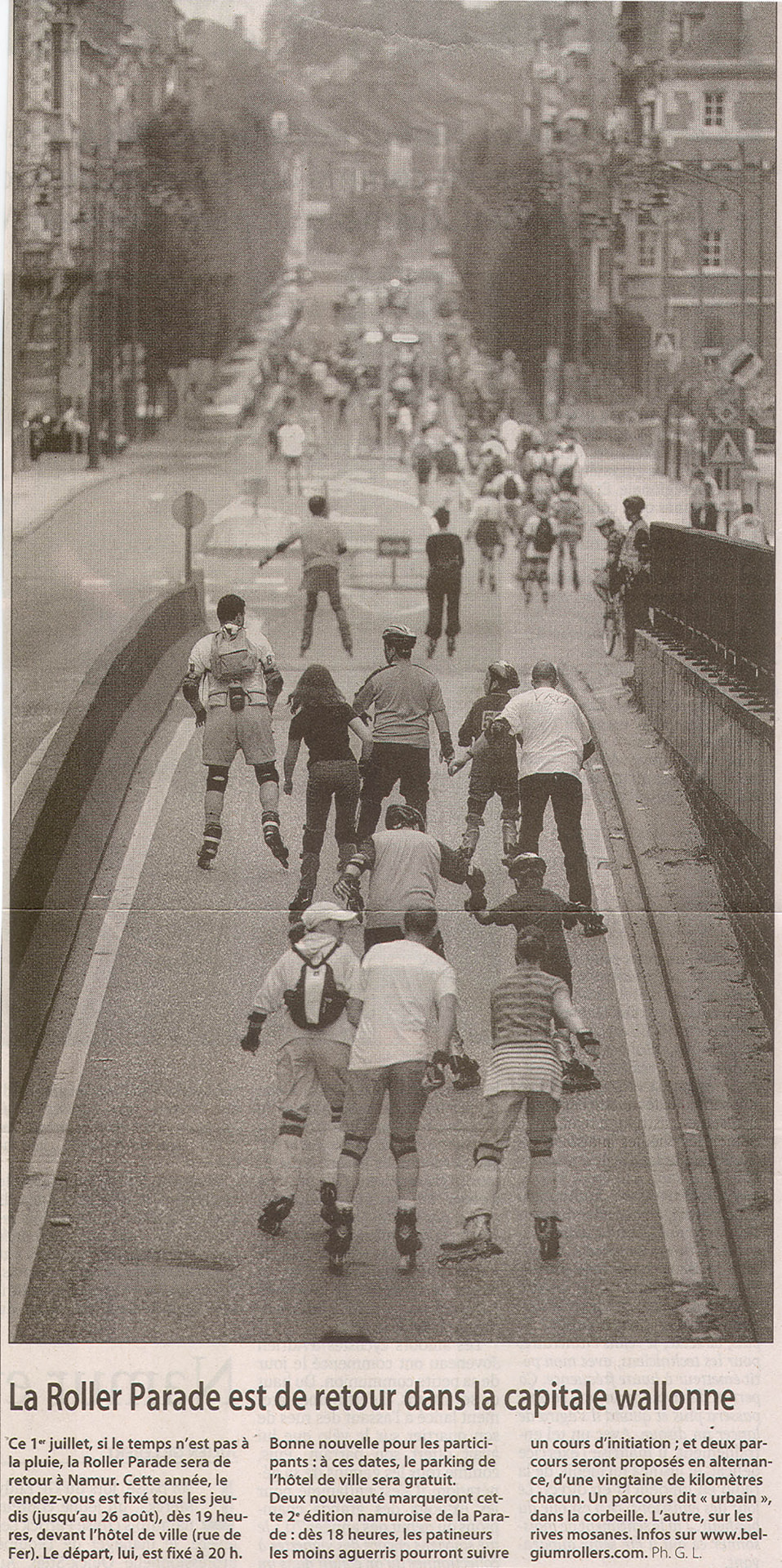 The Roller Parade is back in the Walloon capital