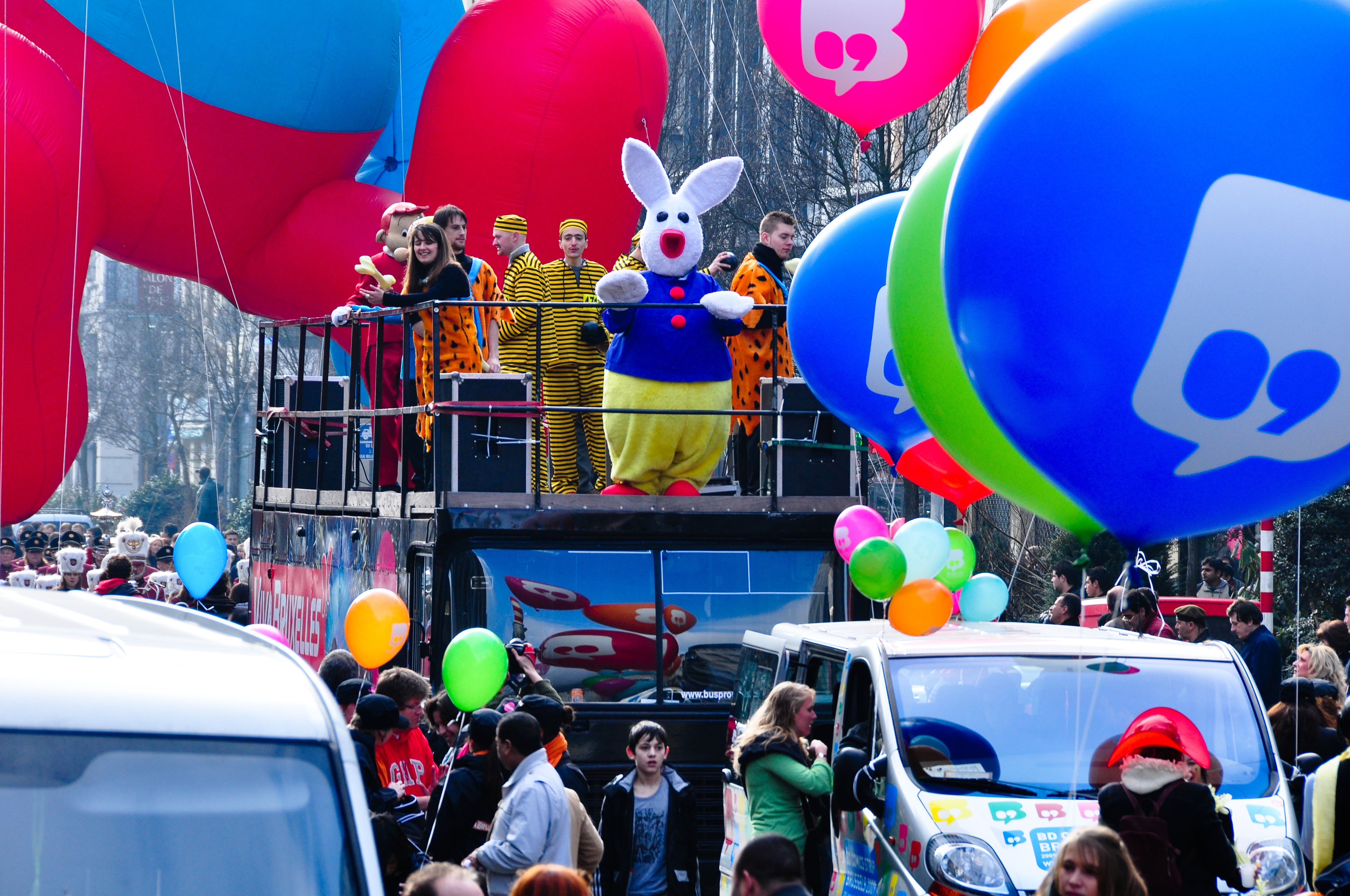 Balloon’s Day Parade dans le centre de Bruxelles, 28 février 2009.