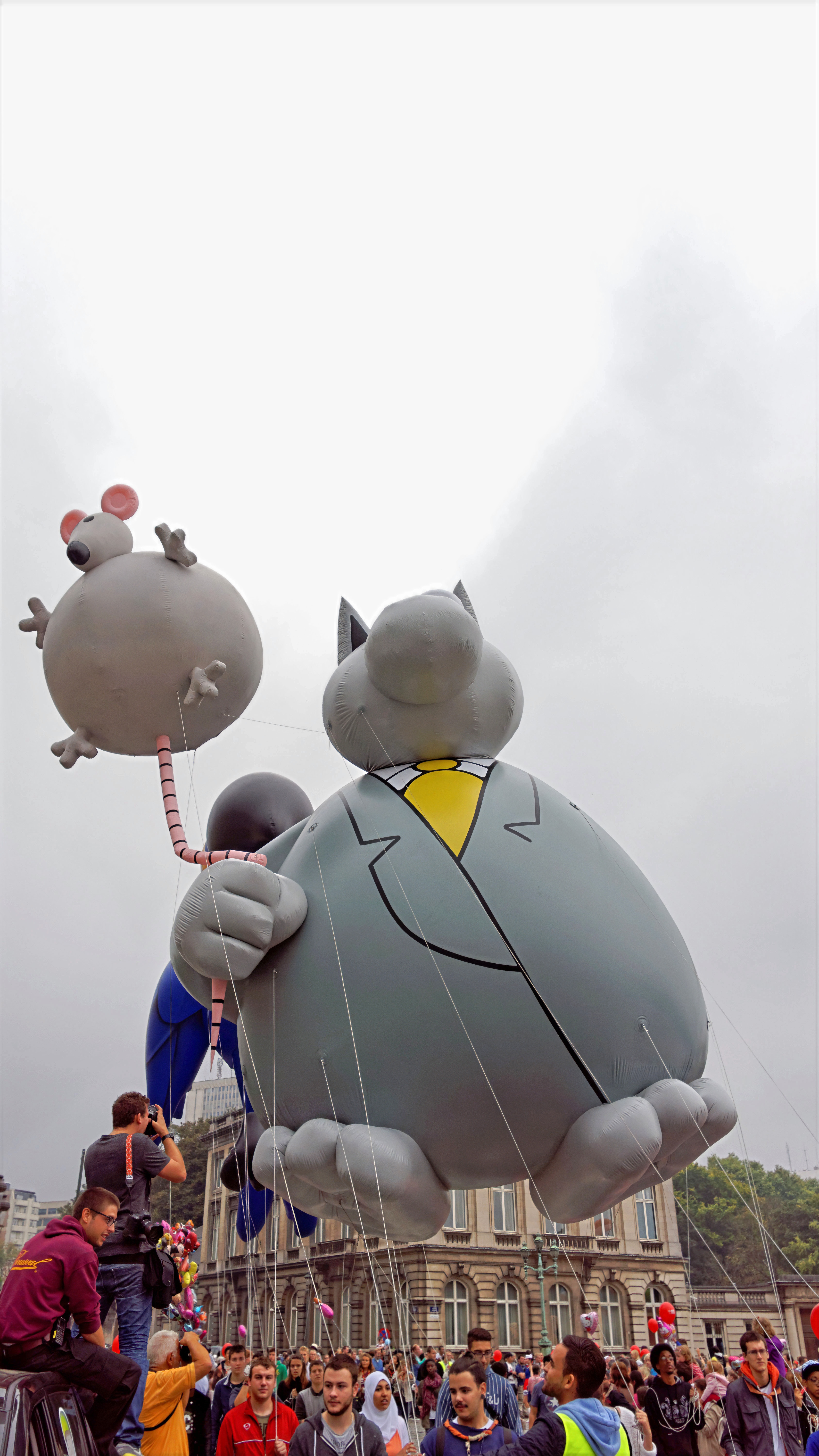 Balloon’s Day Parade, Fête de la BD, Bruxelles, 6 septembre 2014.