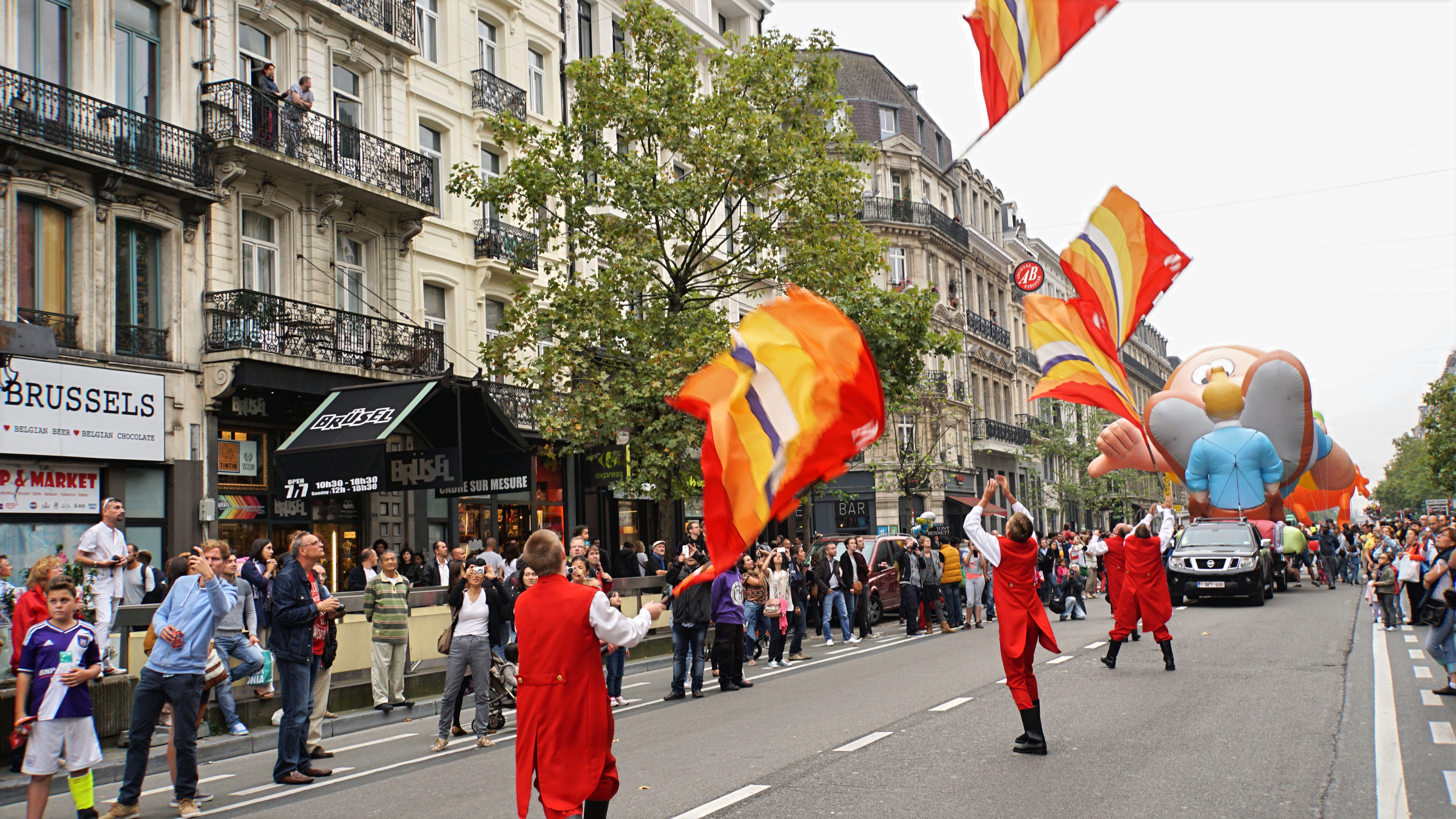 Balloon’s Day Parade, Fête de la BD, Bruxelles, 6 septembre 2014.