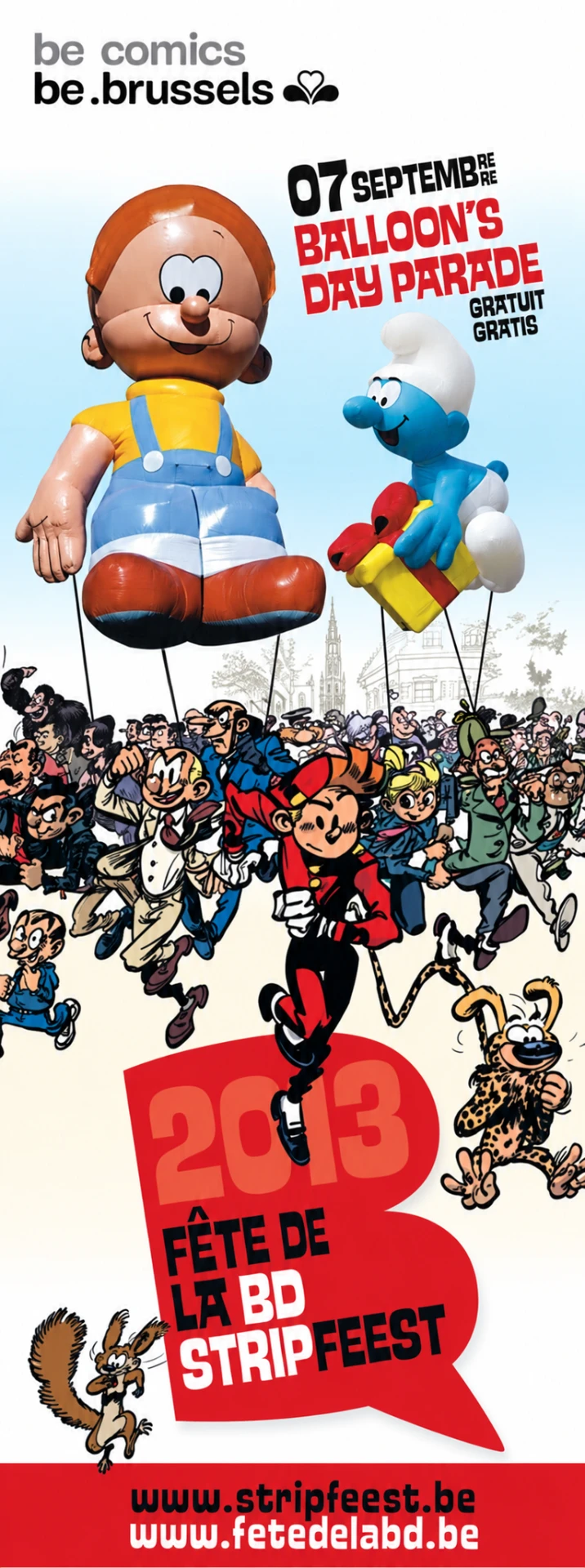 Balloon’s Day Parade · Affiche de la Ville · Dazibao 2013 - Affiche Dazibao · Retouche IA