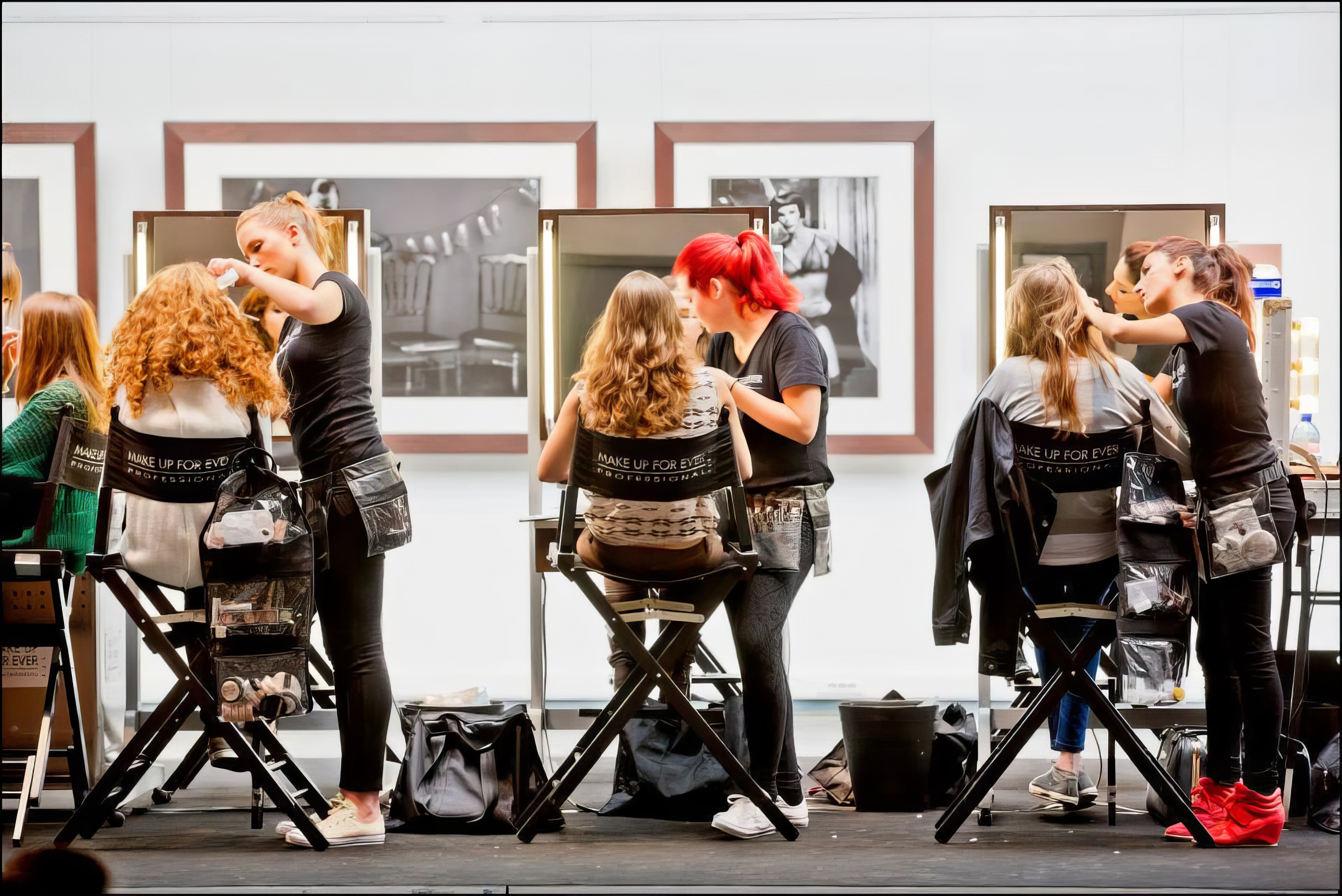 Make-up des Brussels Fashion Days 2013.