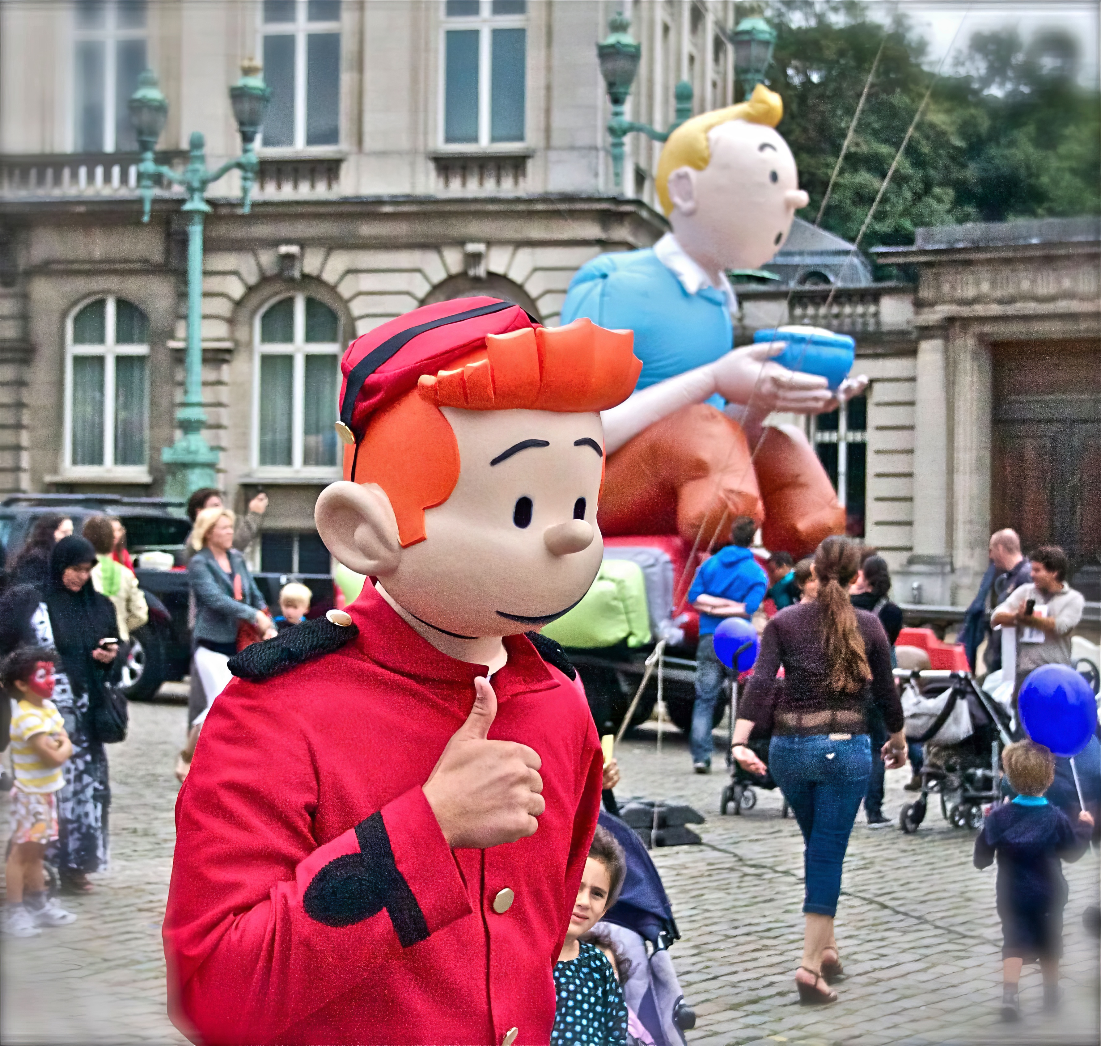 Balloon’s Day Parade, Fête de la BD, Bruxelles, 6 septembre 2014.