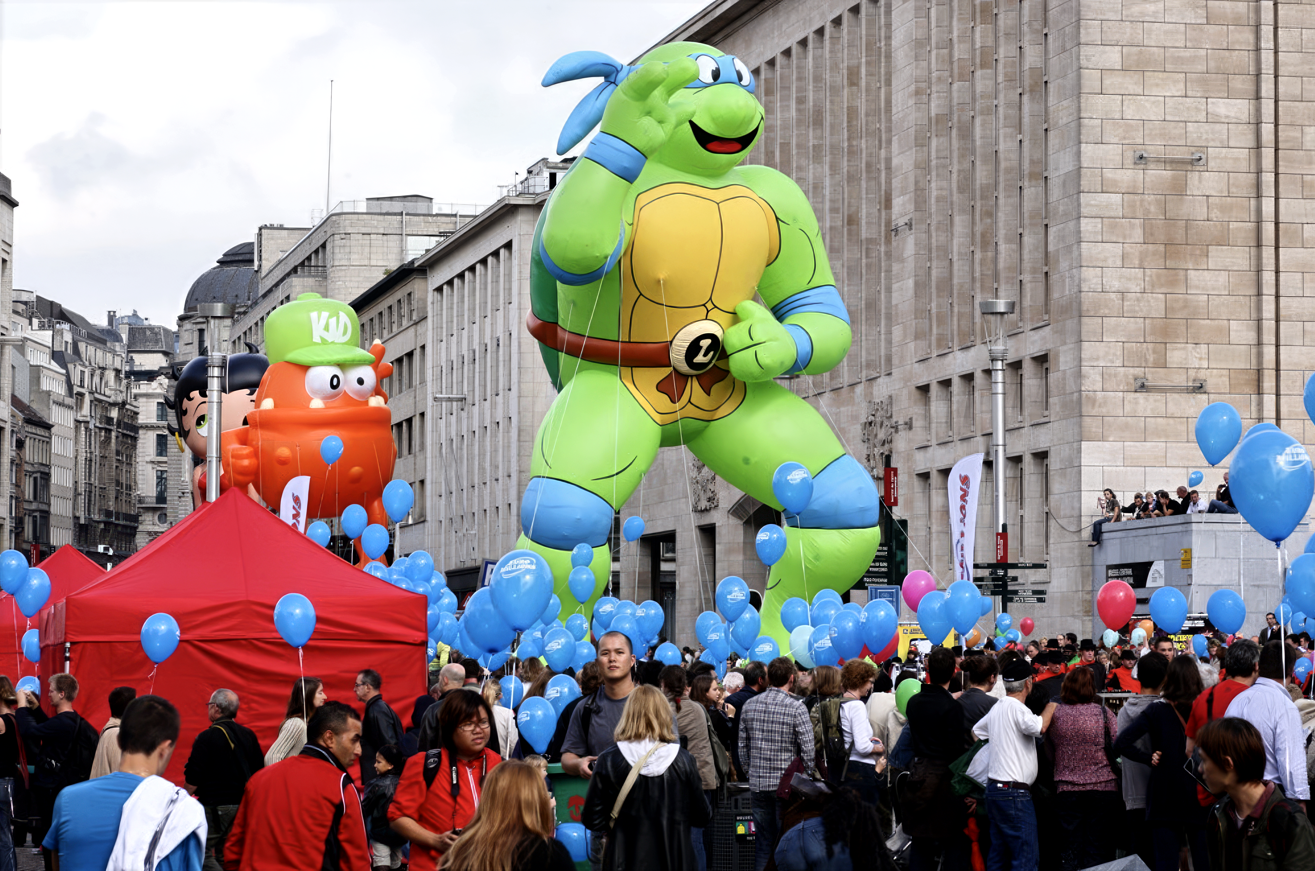 Balloon’s Day Parade, Fête de la BD, Bruxelles, 4 septembre 2010.