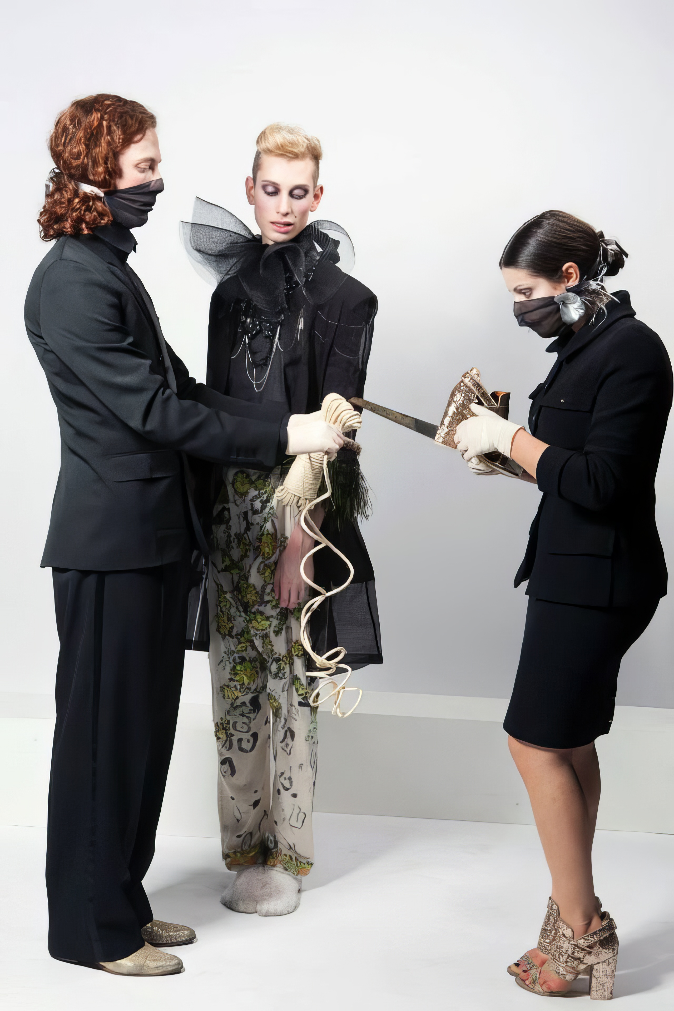 Live Fashion Shoot de Romain Brau et Vanessa Pinto aux Brussels Fashion Days 2013.