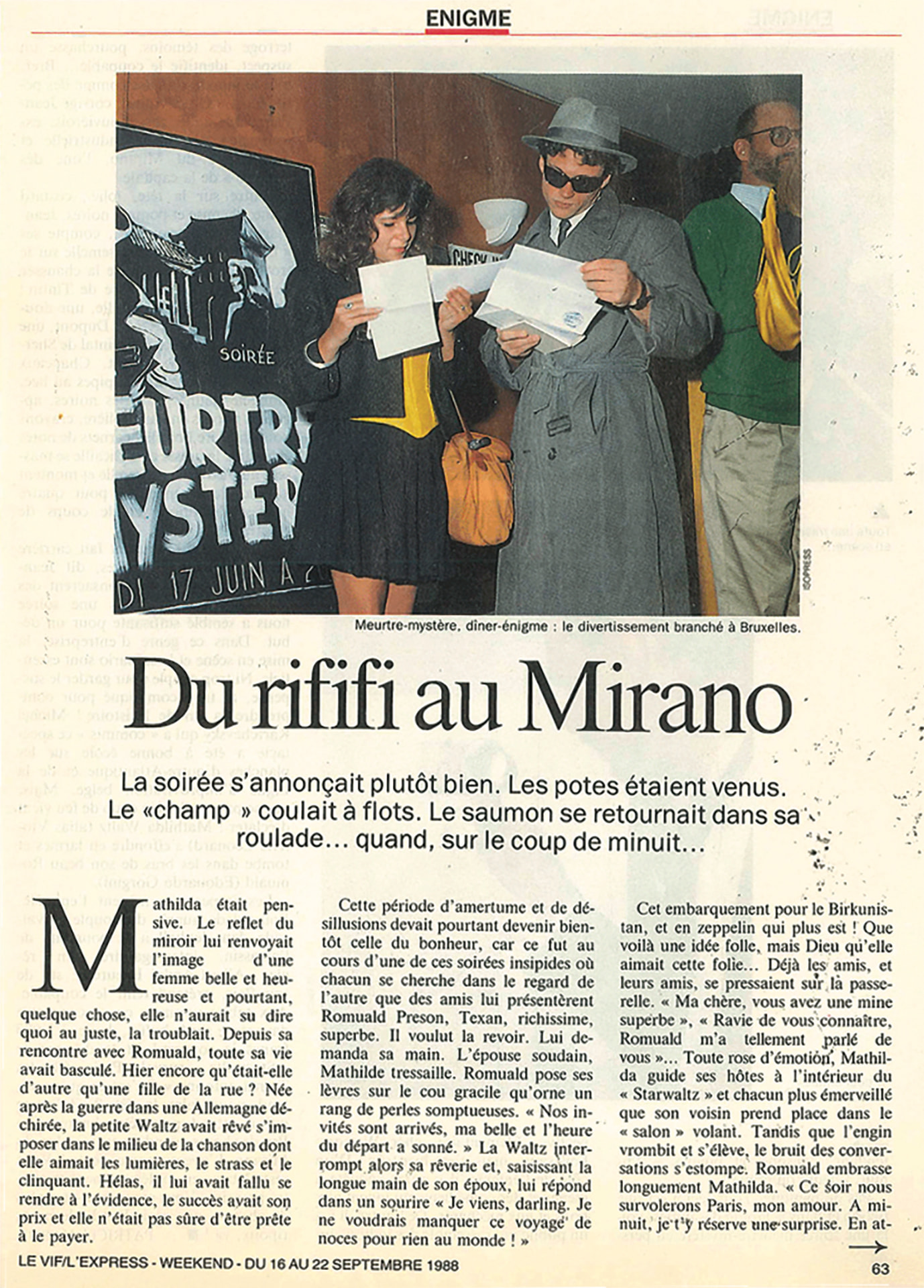 Rififi at the Mirano