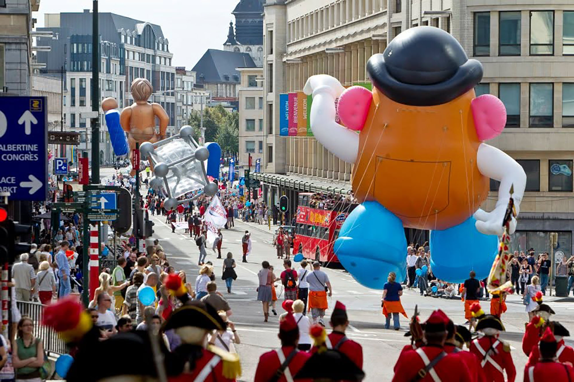 Balloon’s Day Parade, Fête de la BD, Bruxelles, 10 septembre 2011.