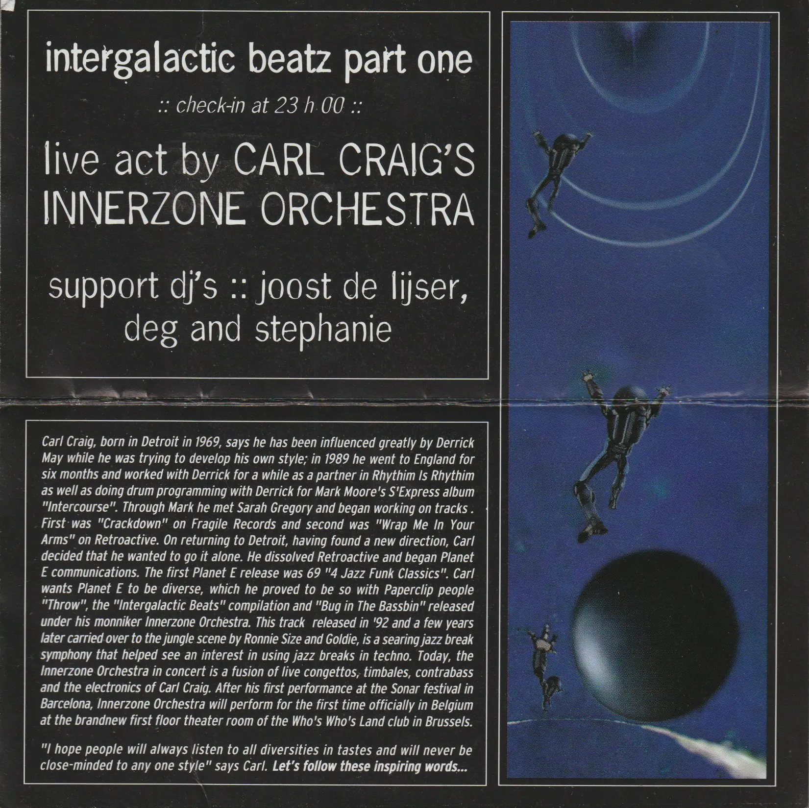 Intergalactic Beatz Part One - Carl Craig's Innerzone Orchestra LIVE - Verso original scanné