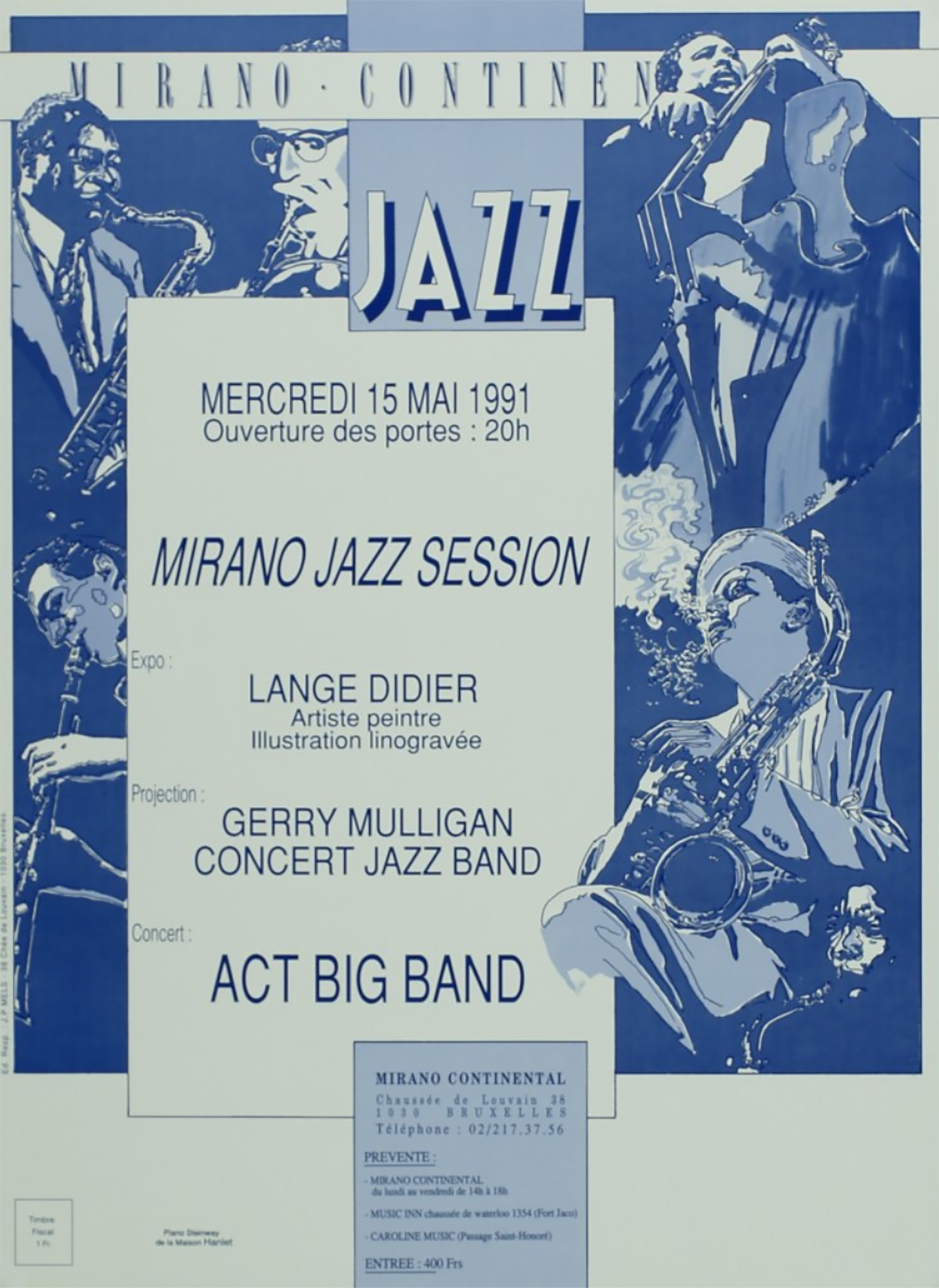 Mirano Jazz Session · ACT Big Band - Mirano Continental, 15 mai 1991
