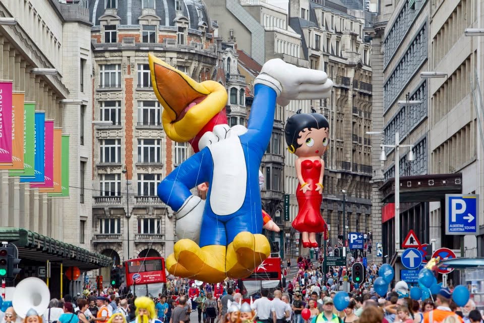 Balloon’s Day Parade, Fête de la BD, Bruxelles, 10 septembre 2011.