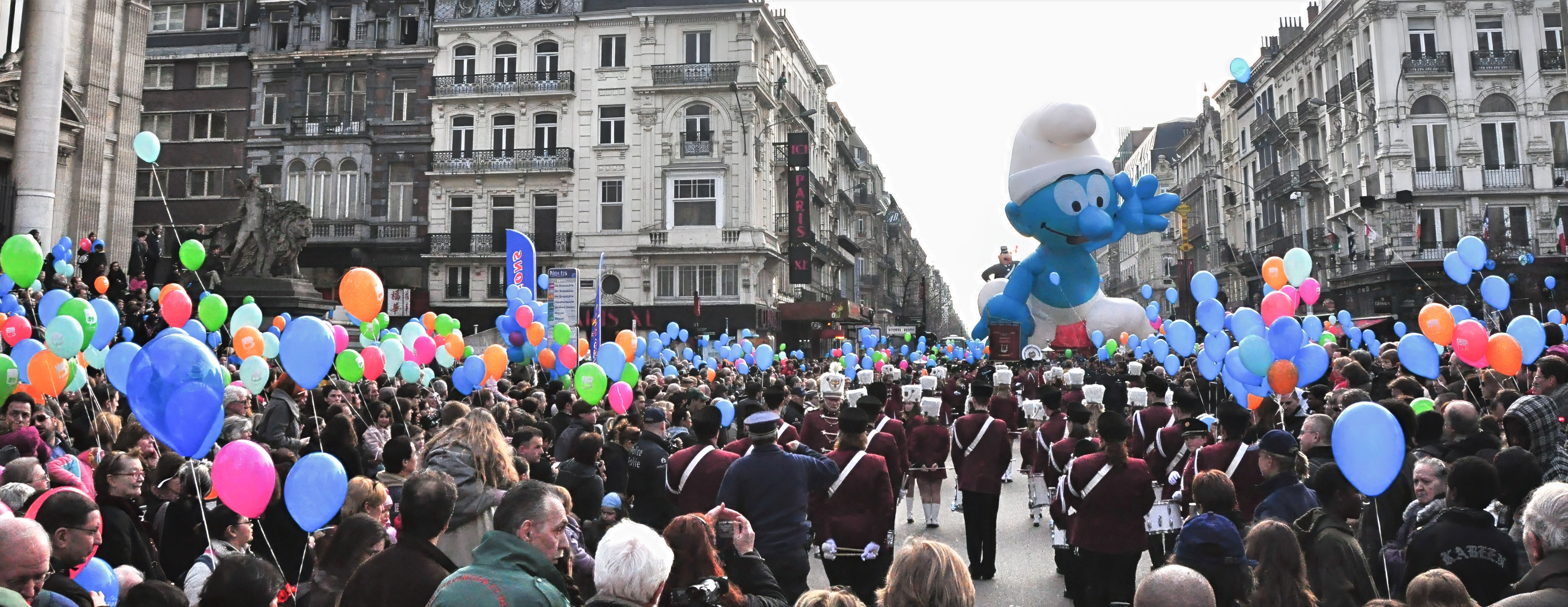 Balloon’s Day Parade dans le centre de Bruxelles, 28 février 2009.