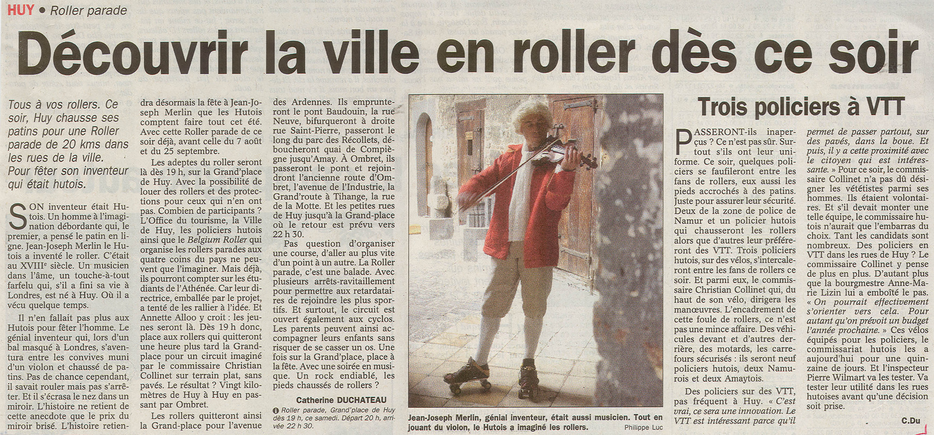 Discover the city on rollerblades starting tonight