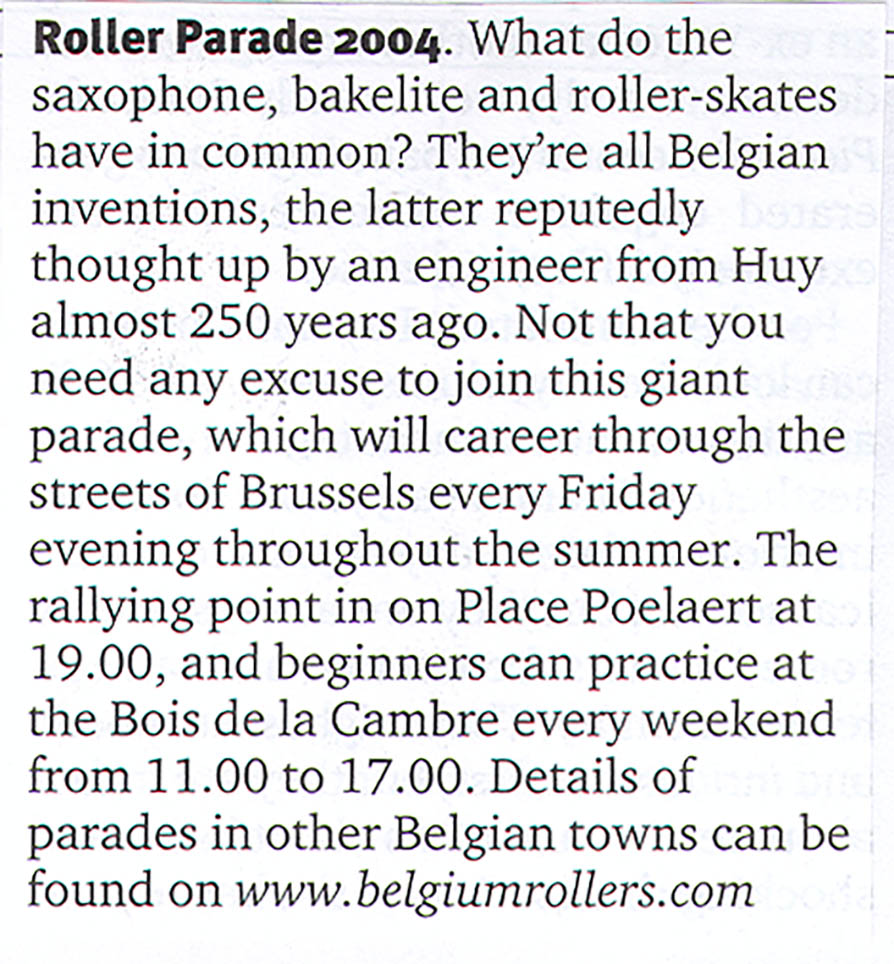 Roller Parade 2004.