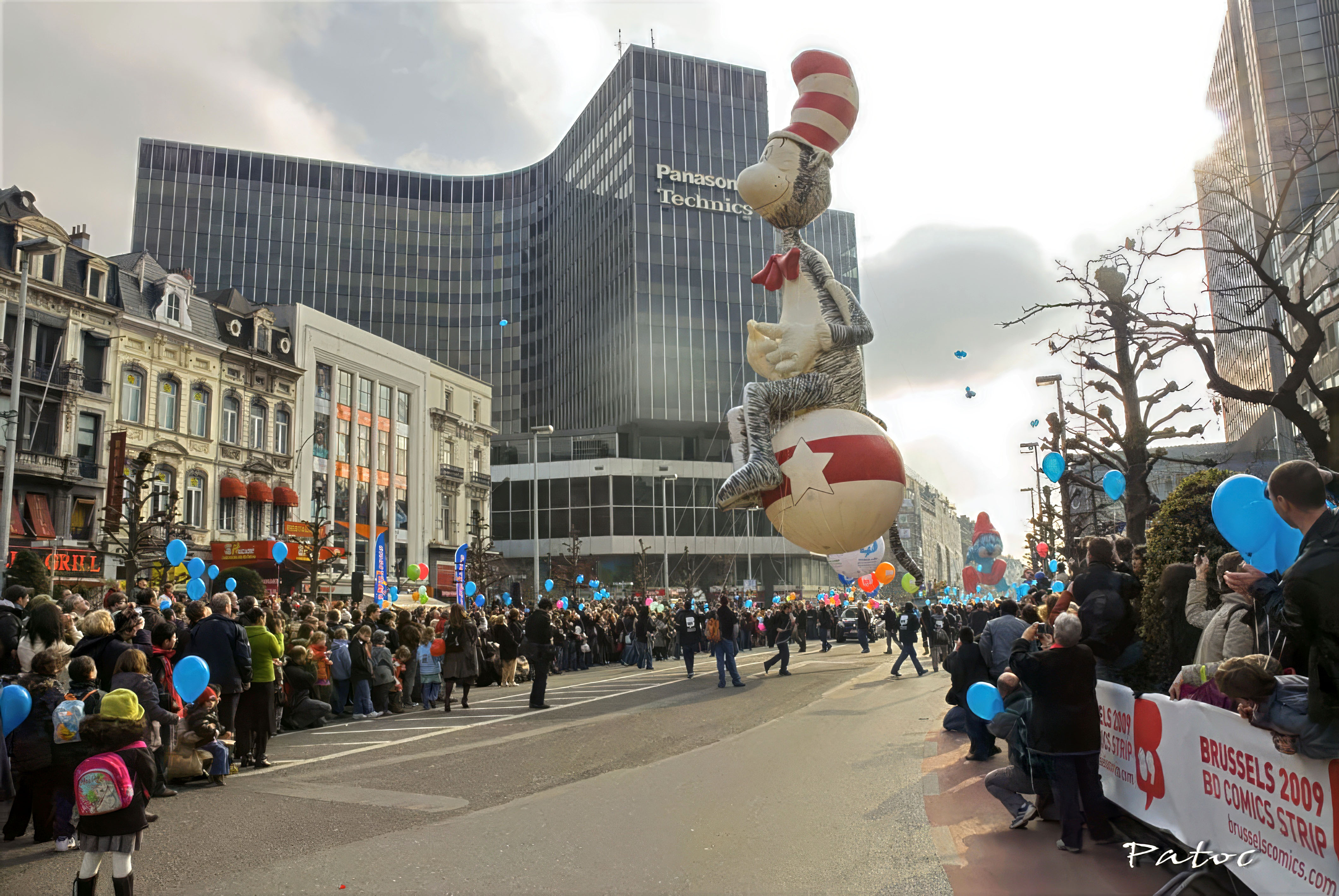 Balloon’s Day Parade dans le centre de Bruxelles, 28 février 2009.