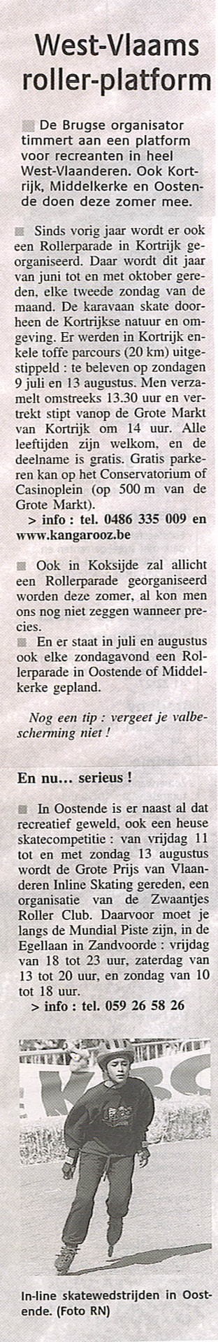 West-Vlaams roller-platform