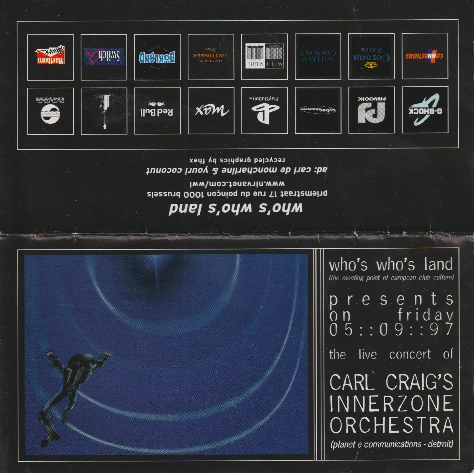 Intergalactic Beatz Part One - Carl Craig's Innerzone Orchestra LIVE - Who's Who's Land, Vendredi 5 septembre 1997