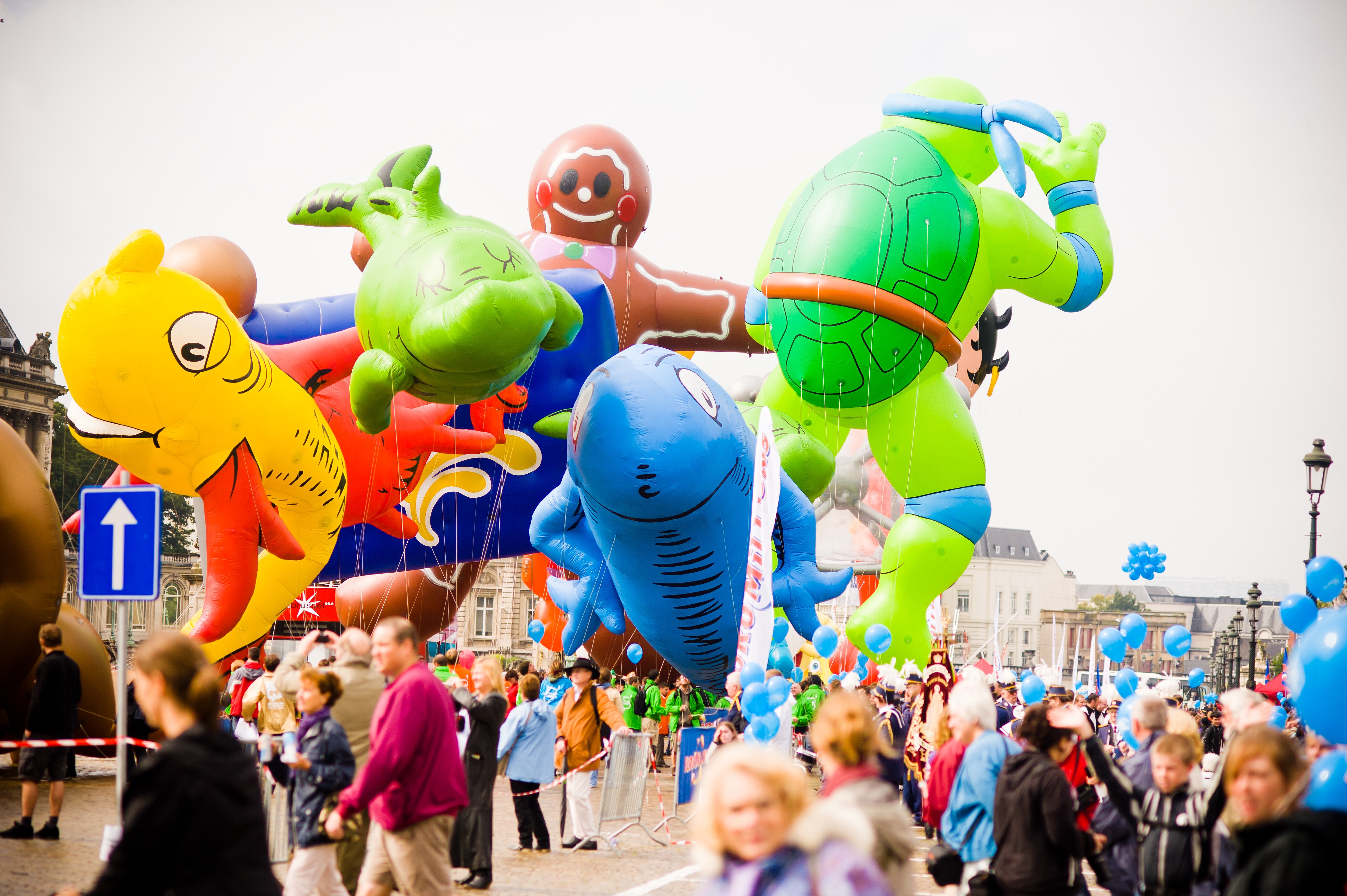 Balloon’s Day Parade, Fête de la BD, Bruxelles, 4 septembre 2010.