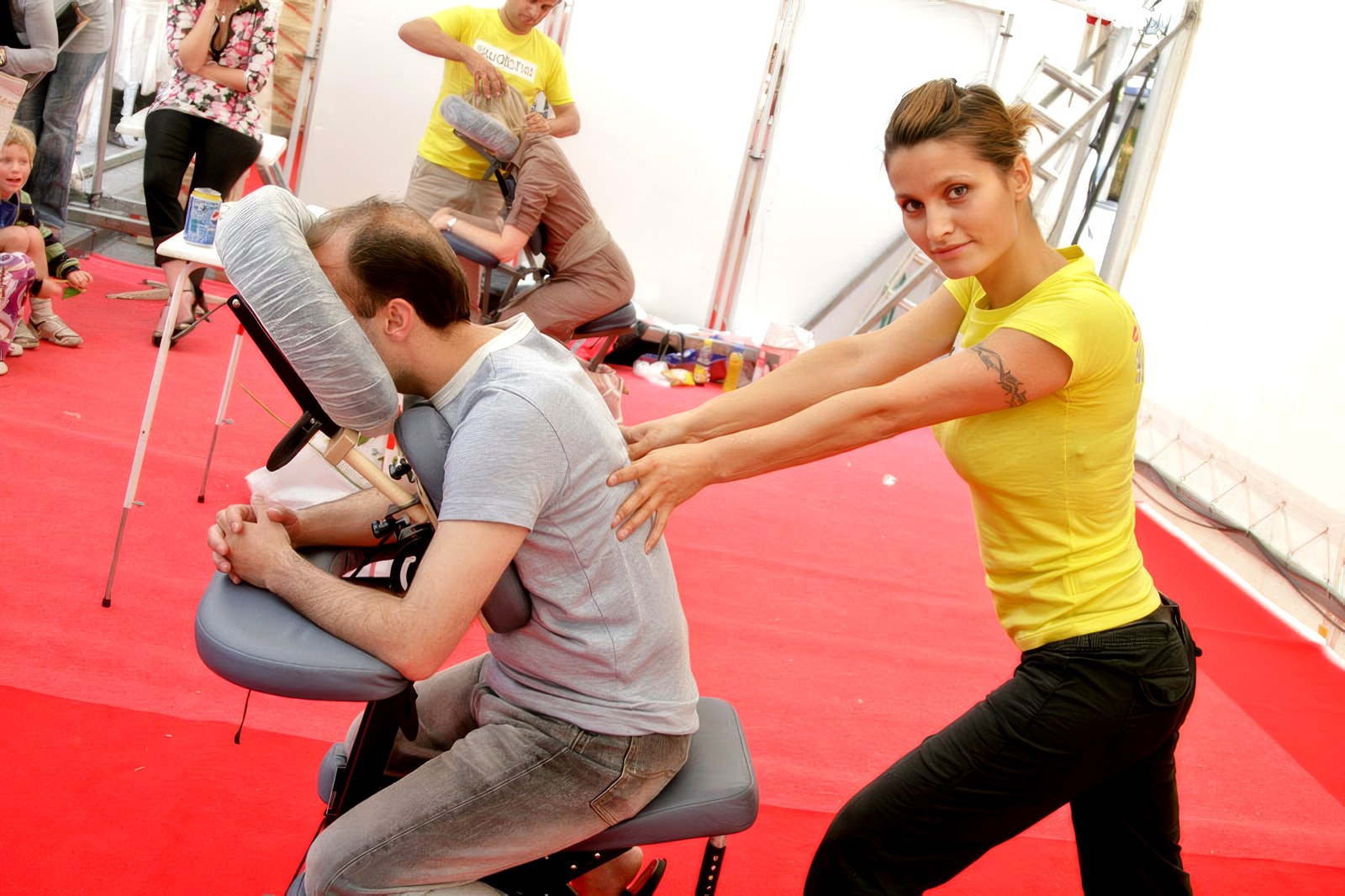 Massages et animations, Louise High Heels, 6 juillet 2008. Photographie 44 sur 60.