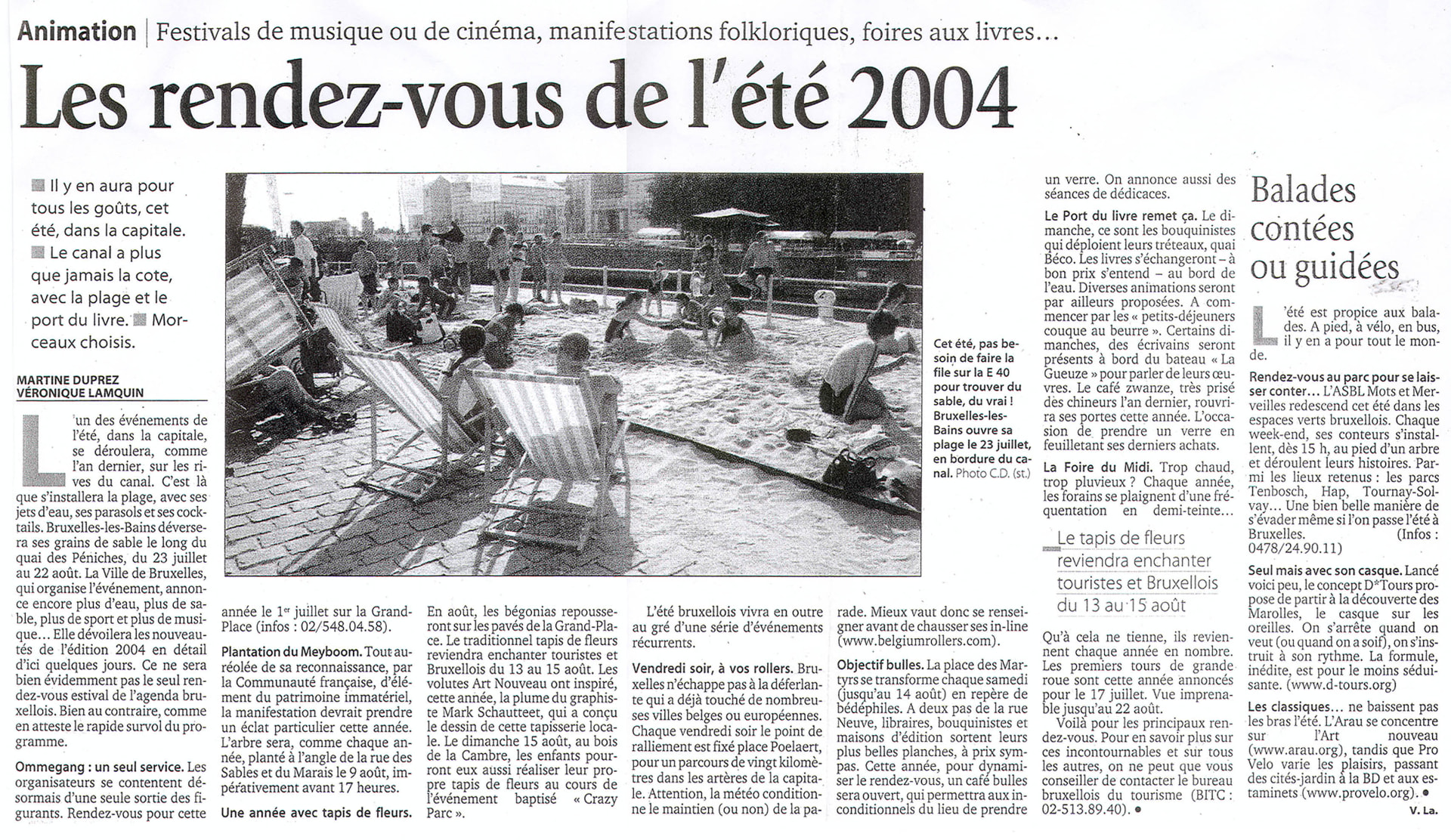 The Summer 2004 Events