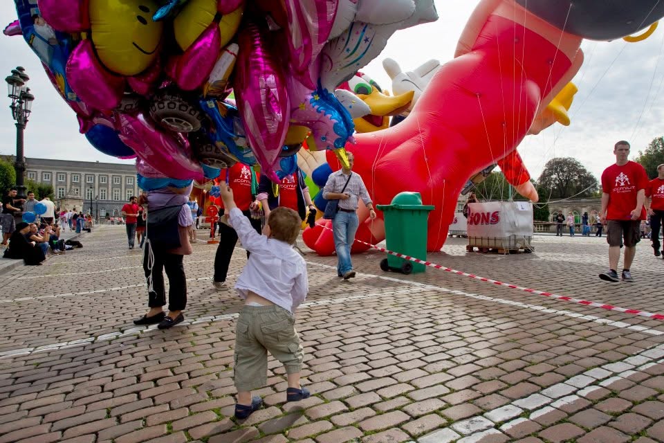Balloon’s Day Parade, Fête de la BD, Bruxelles, 10 septembre 2011.