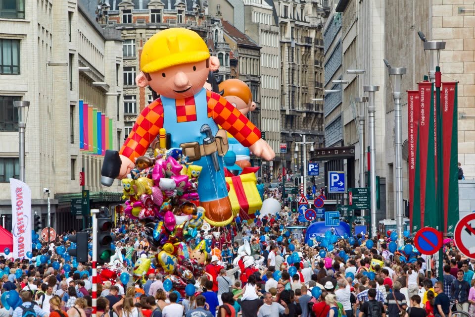 Balloon’s Day Parade, Fête de la BD, Bruxelles, 10 septembre 2011.