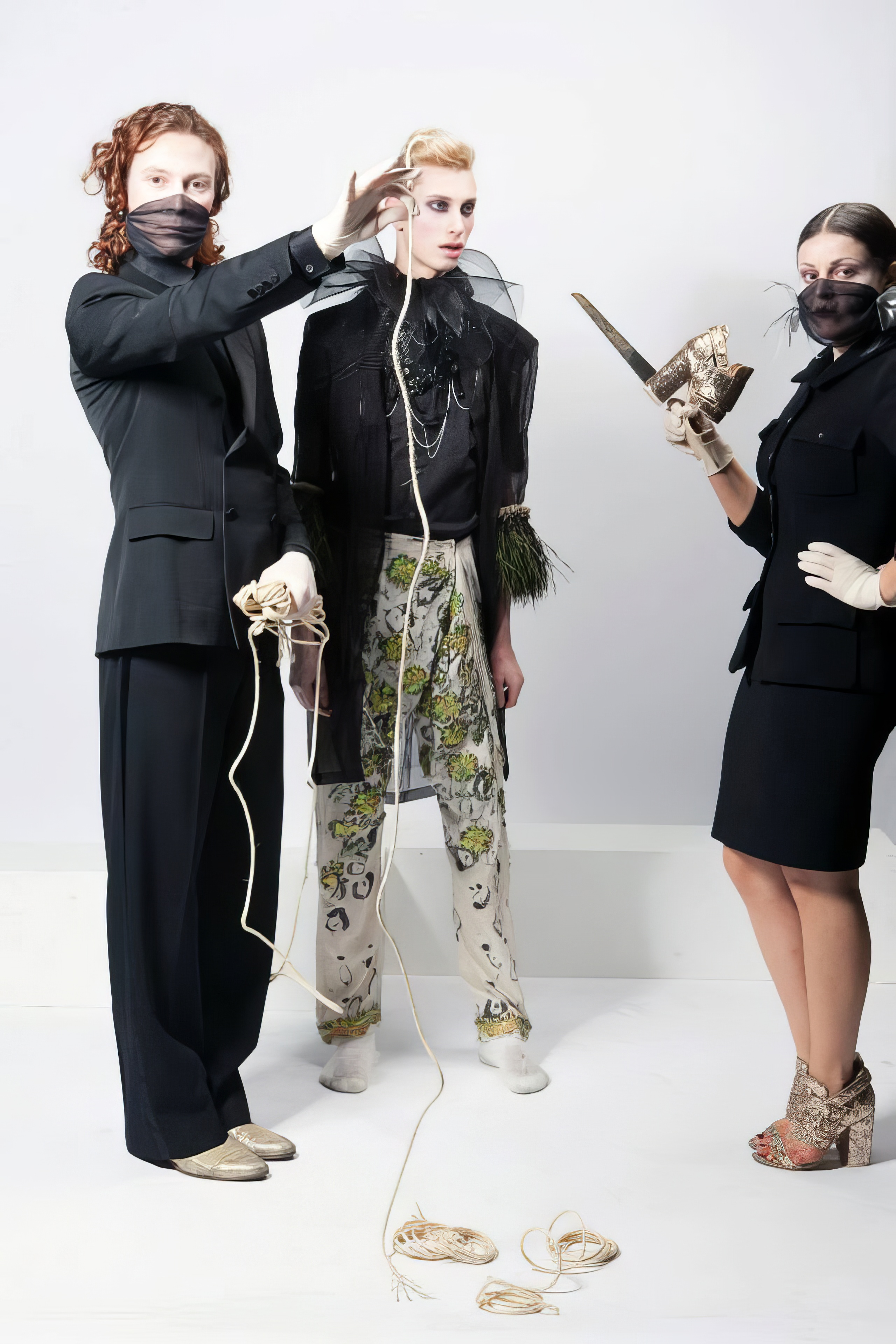 Live Fashion Shoot de Romain Brau et Vanessa Pinto aux Brussels Fashion Days 2013.
