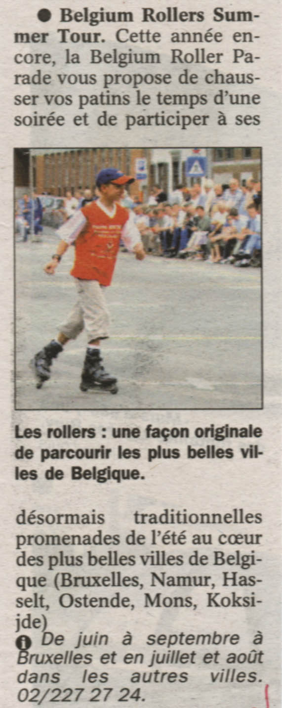 Belgium Rollers Summer Tour