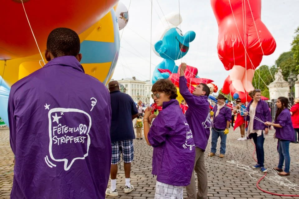 Balloon’s Day Parade, Fête de la BD, Bruxelles, 10 septembre 2011.