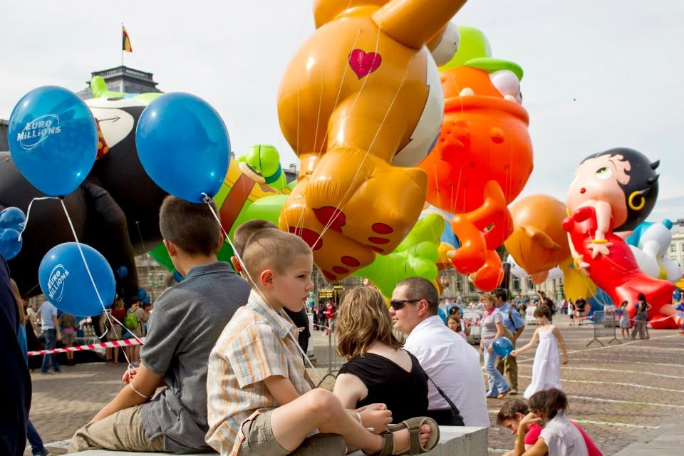 Balloon’s Day Parade, Fête de la BD, Bruxelles, 10 septembre 2011.