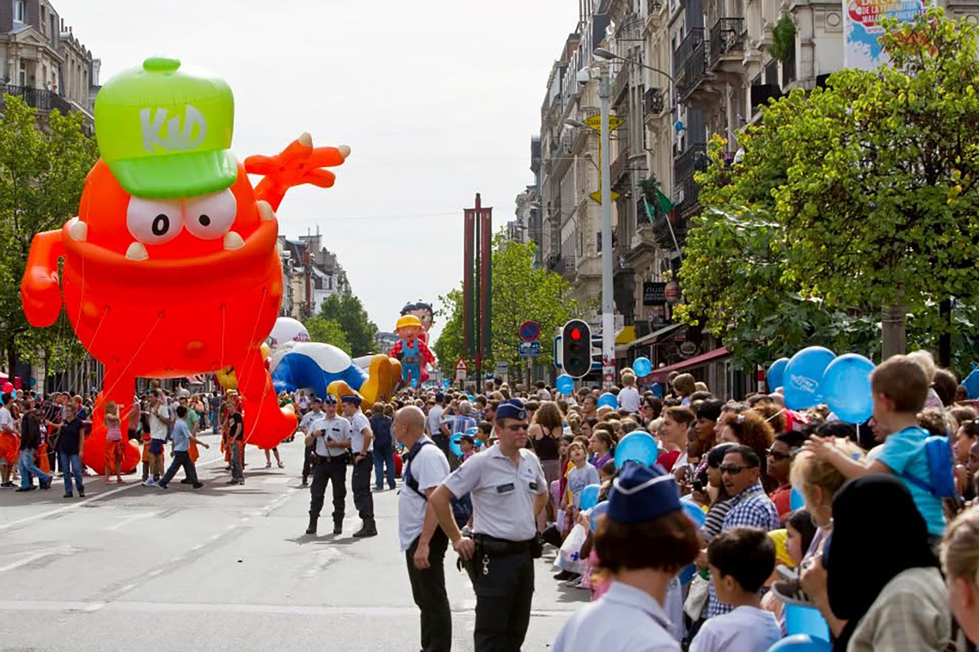 Balloon’s Day Parade, Fête de la BD, Bruxelles, 10 septembre 2011.