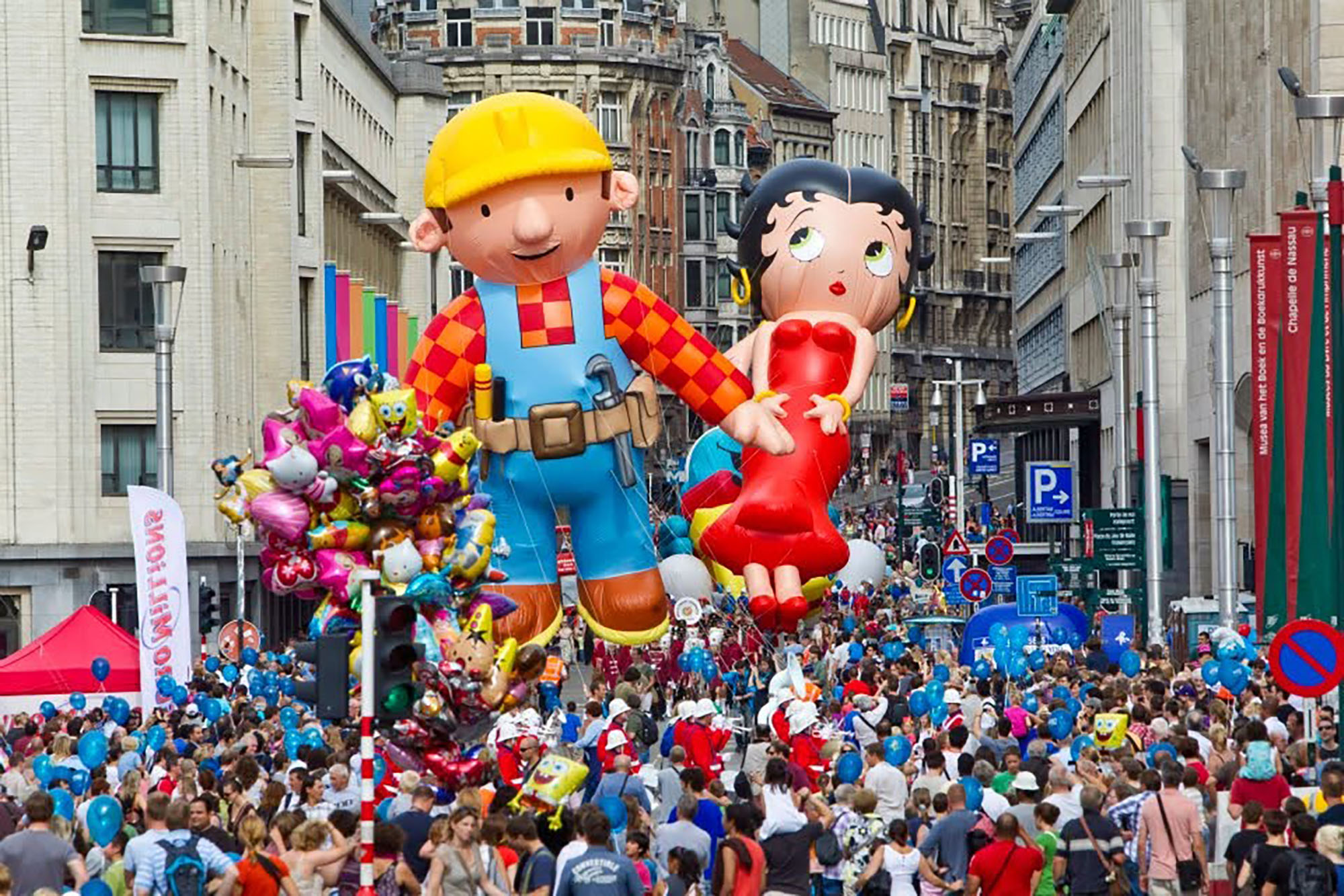 Balloon’s Day Parade, Fête de la BD, Bruxelles, 10 septembre 2011.