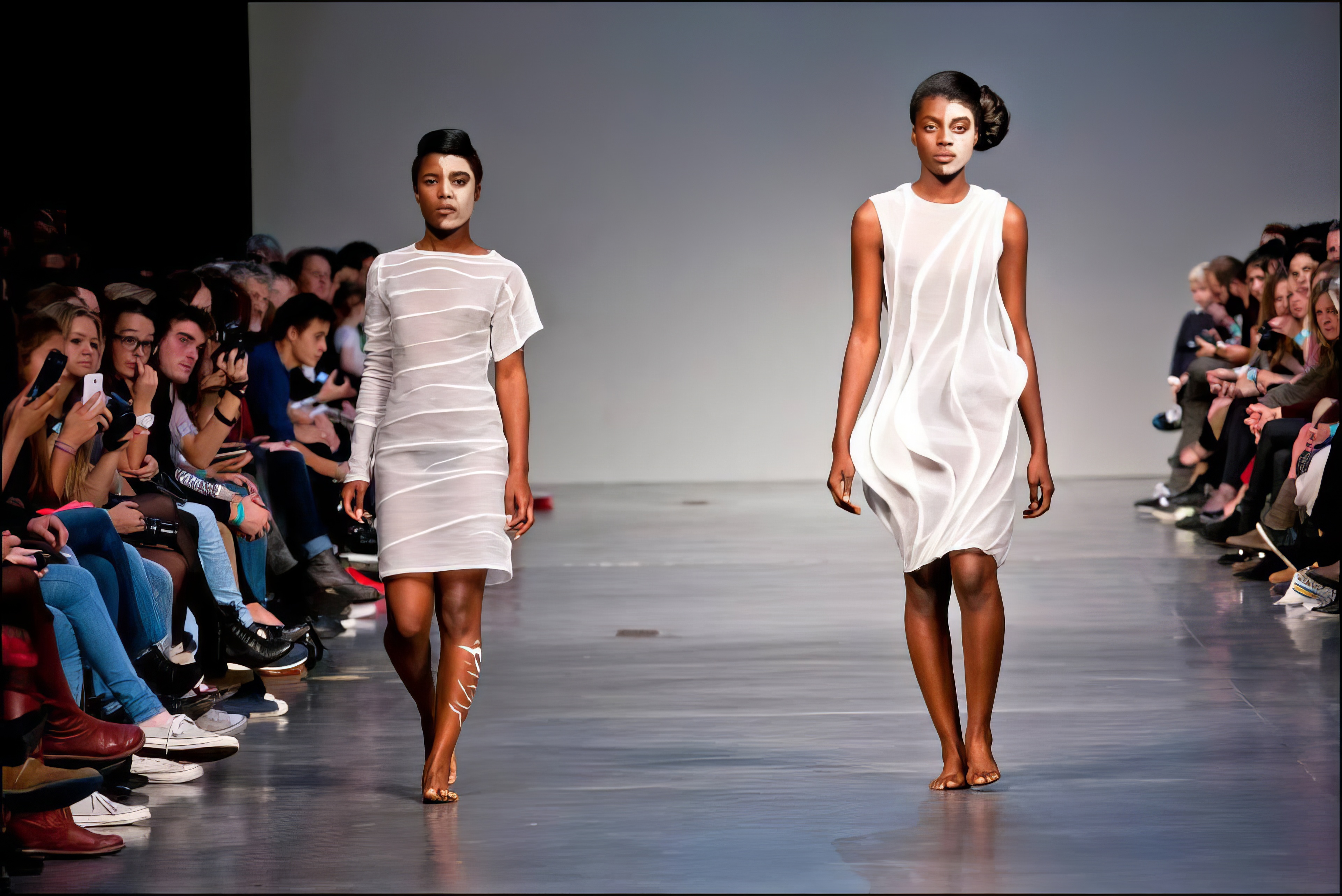 Défilé des Écoles de Mode des Brussels Fashion Days 2013, photographié par Éric Danhier.